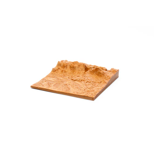 3D Printed Topography Model of Jezero Crater