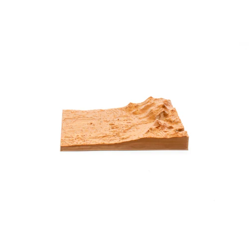 3D Printed Topography Model of Jezero Crater - Image 2