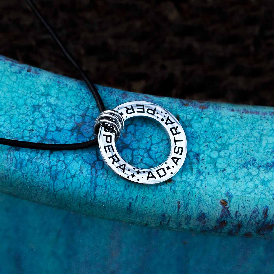 Ad Astra Per Aspera Necklace