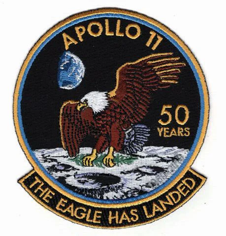 Apollo 11 50 Year Anniversary 'The Eagle Has Landed' Patch