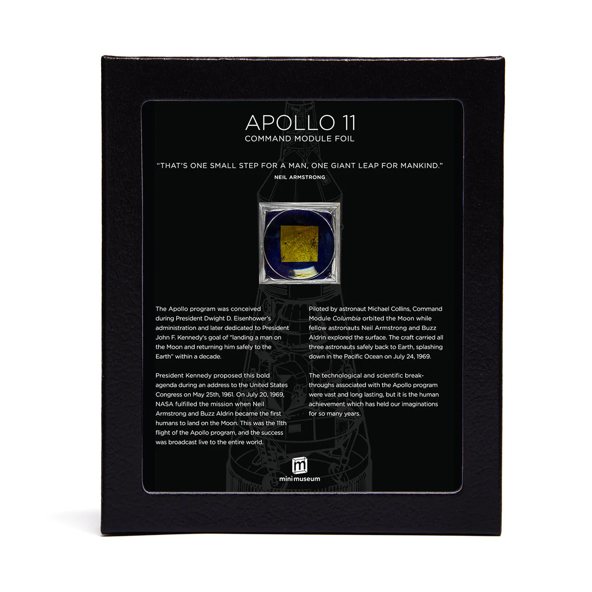 Apollo 11 Command Module Foil - 1 Square Centimeter - Image 4