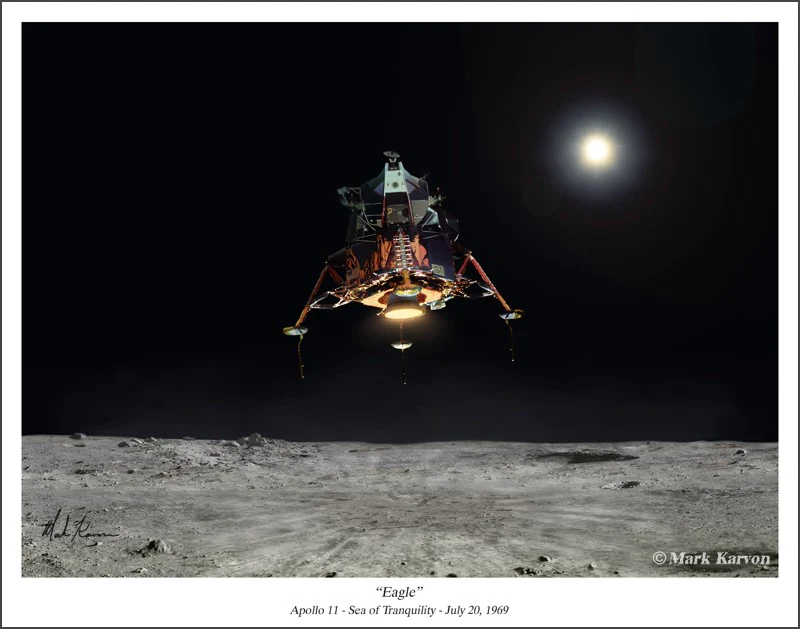 *APOLLO 11 EAGLE  11 x 14 or 16 x 24