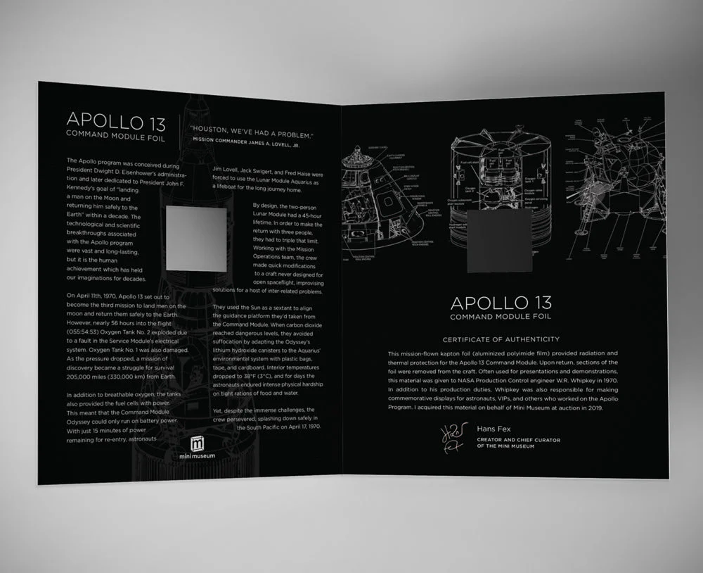 Apollo 13 Command Module Foil - Image 8