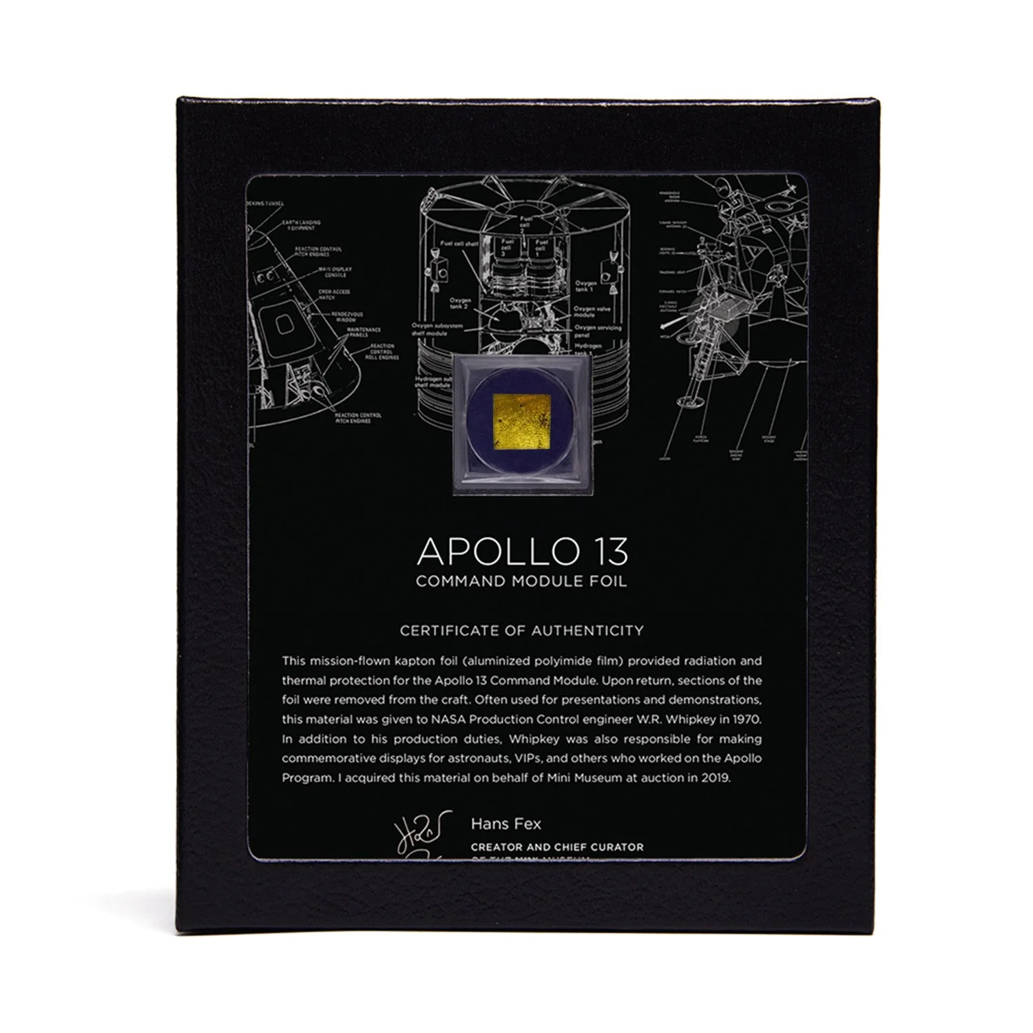 Apollo 13 Command Module Foil - 1 Square Centimeter - Image 5