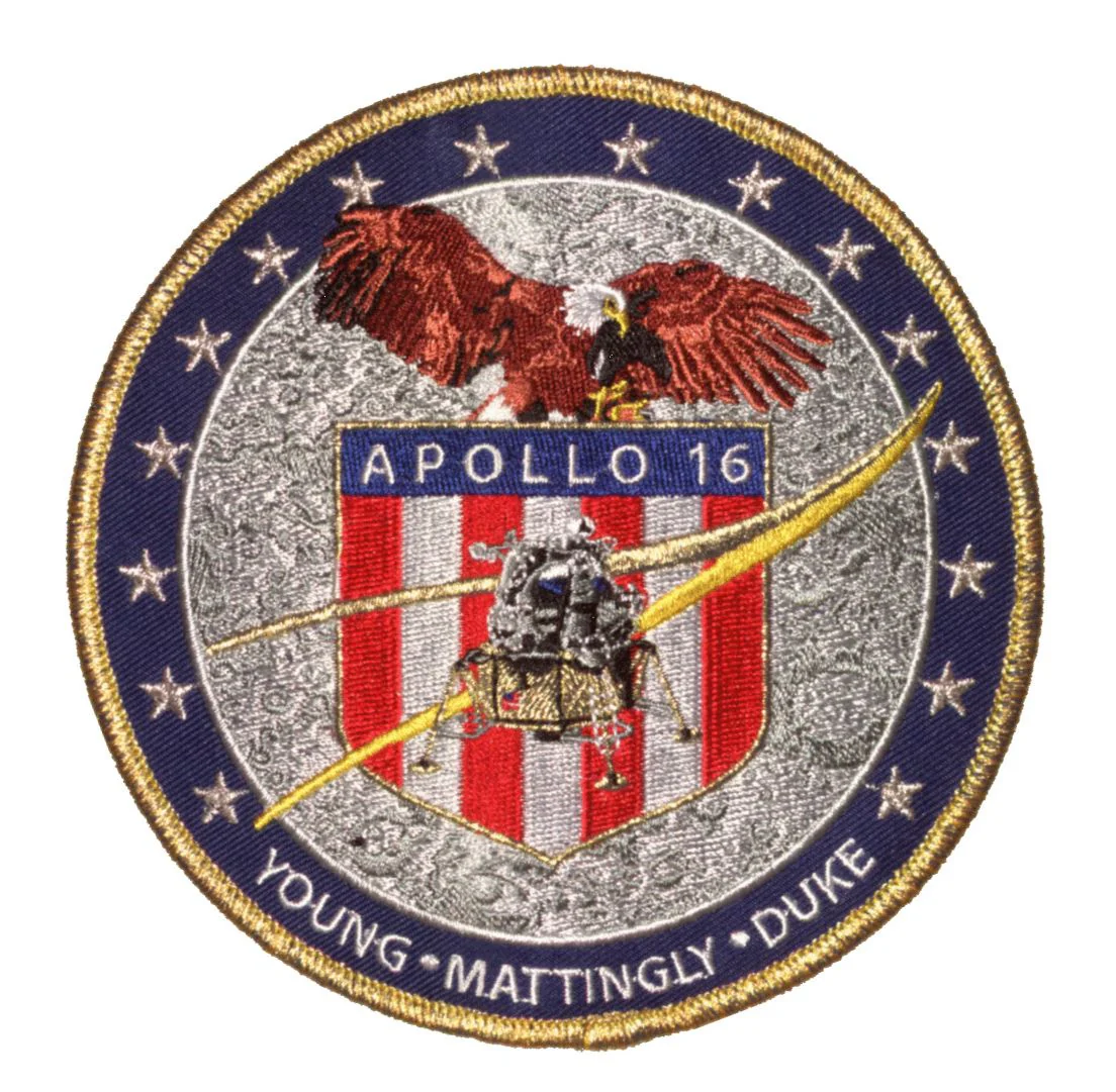Apollo 16 Commemorative 5" Mission Patch
