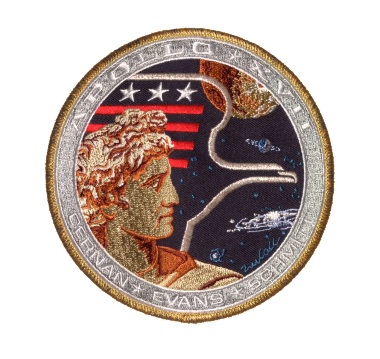 Apollo 17 Commemorative 5" Mission Patch