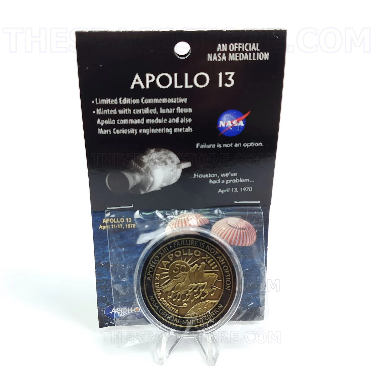 APOLLO XIII  FAILURE IS NOT AN OPTION MEDALLION
