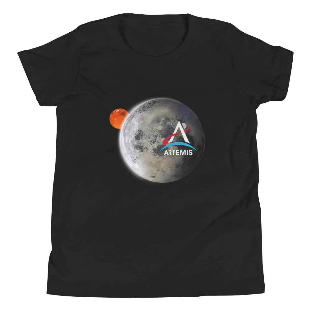 Artemis Moon and Mars T-Shirt - Youth