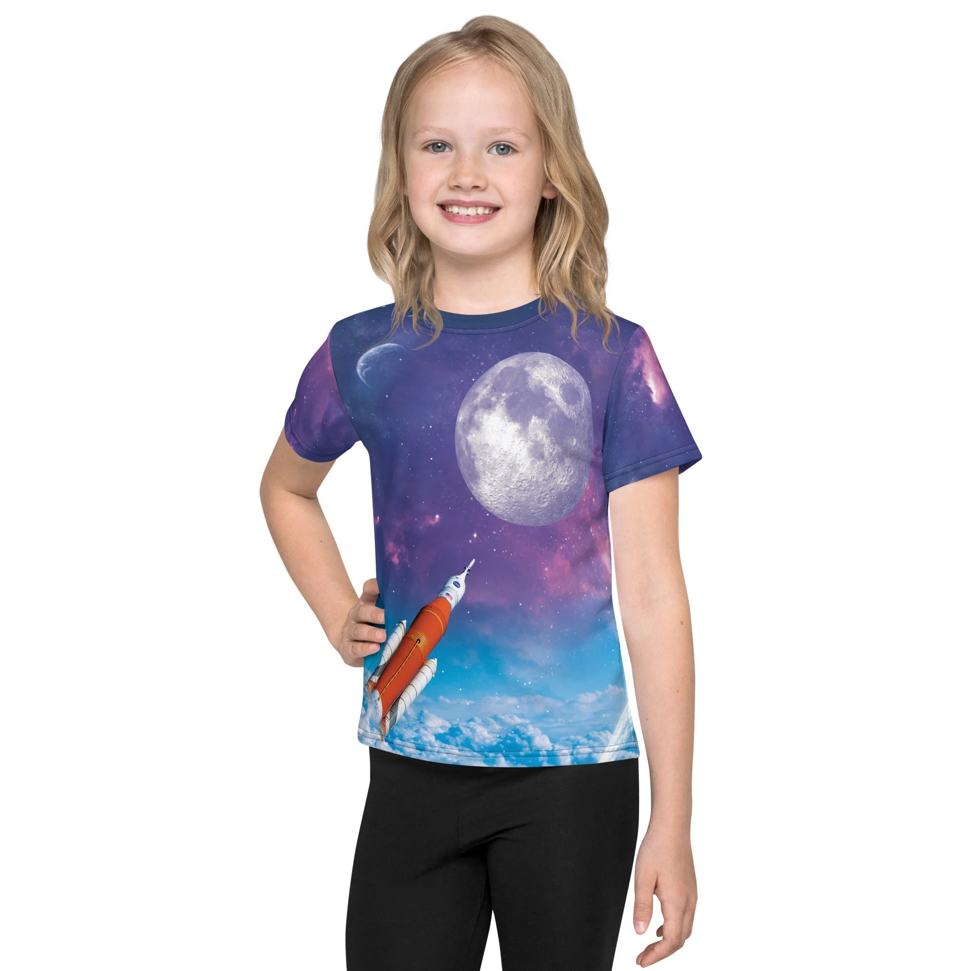 ARTEMIS SLS Rocket to the Moon T-shirt - Youth - Image 2