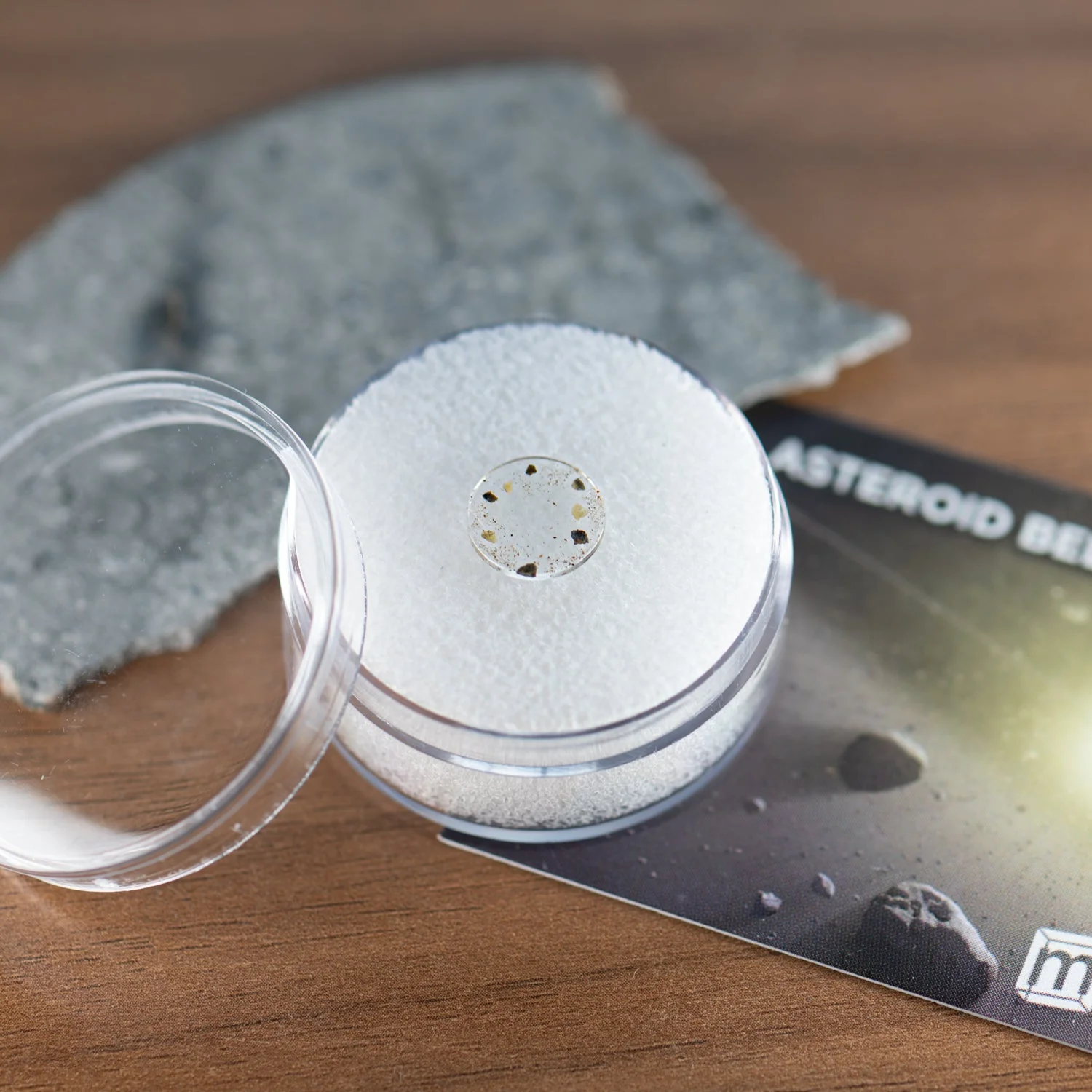 Asteroid Belt HED Meteorite Fragments - Classic Riker Box Specimens - Image 5