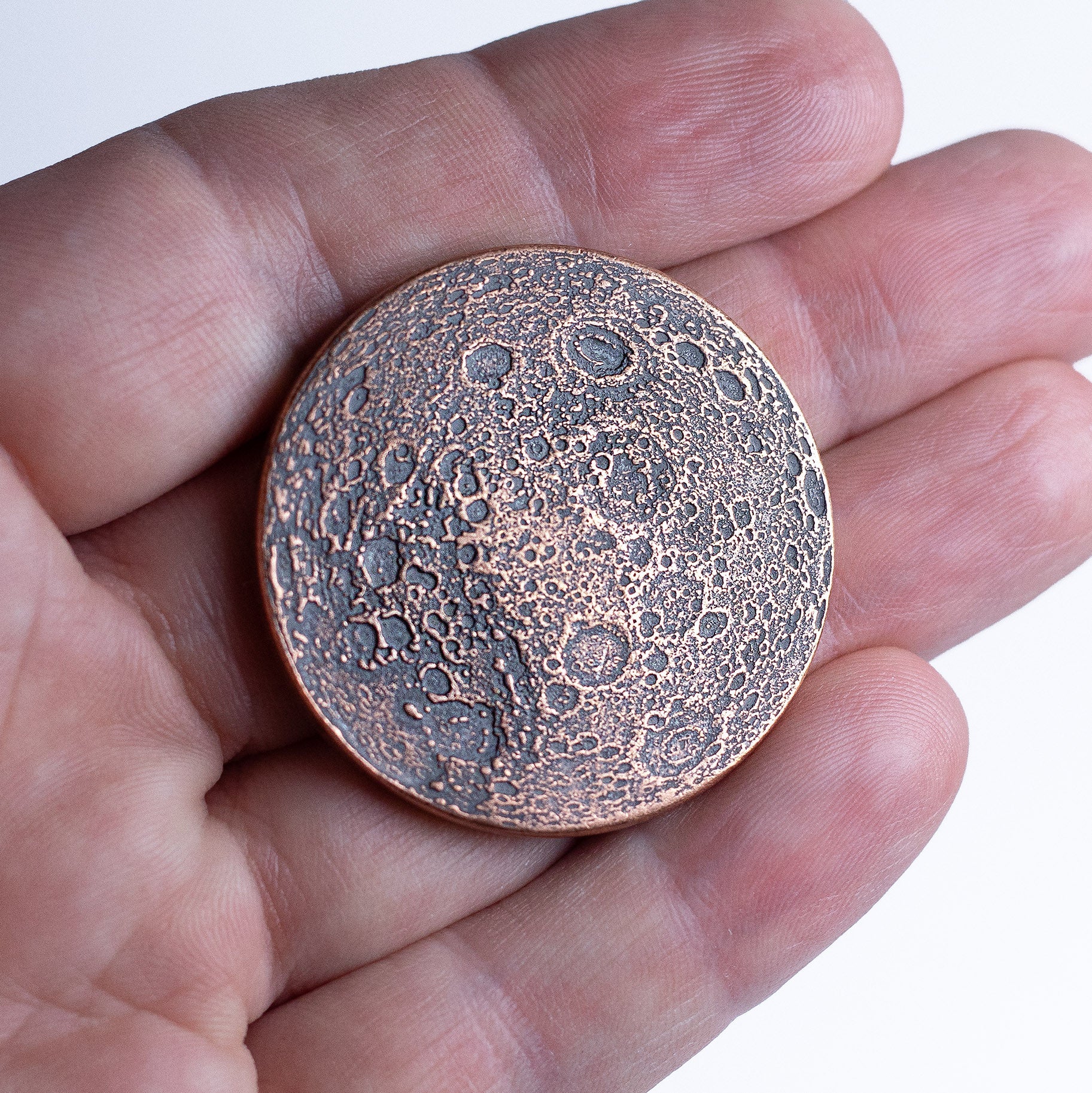 Copper Super Blood Moon Coin - Large 1.5 in - Image 2