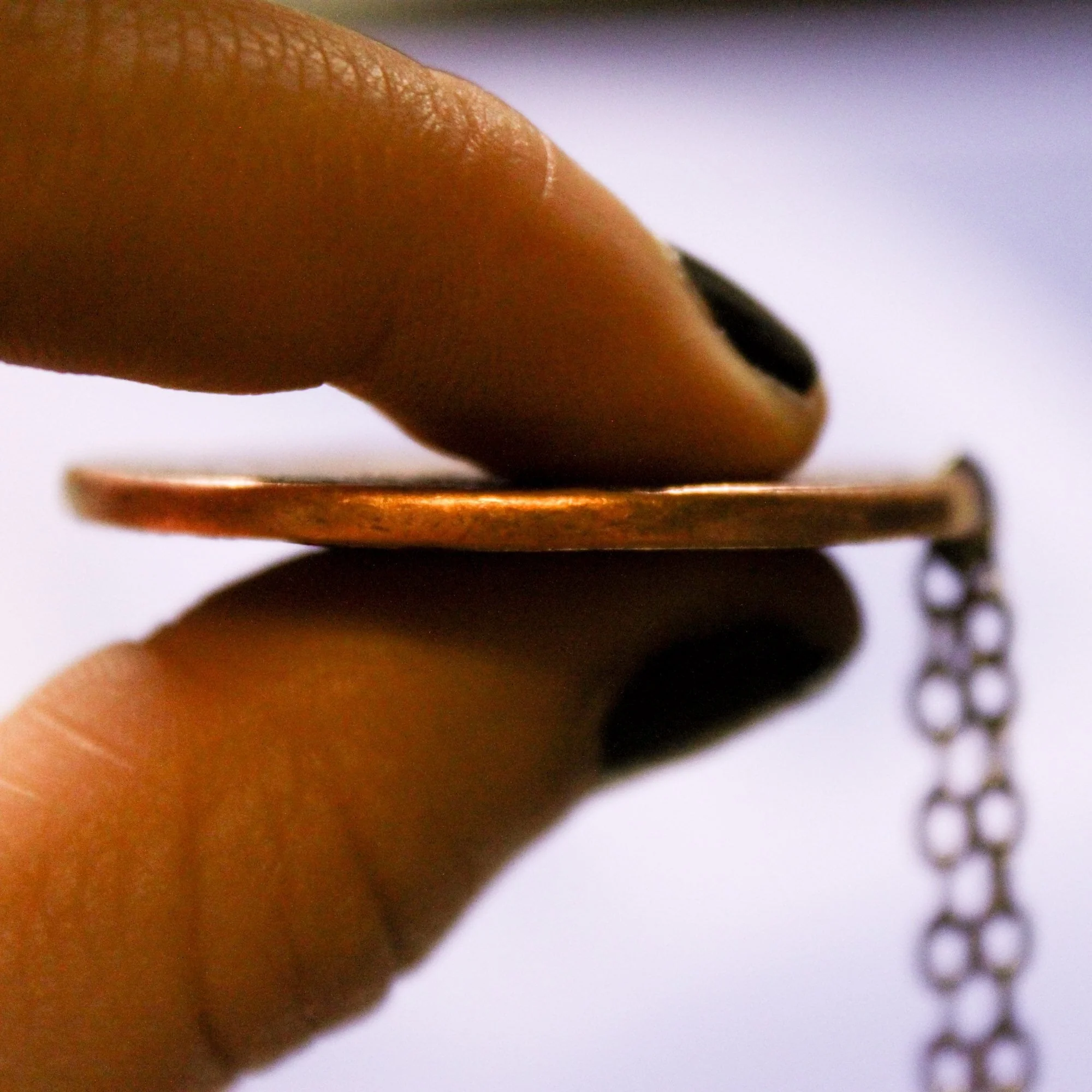 Copper Super Blood Moon Necklace - Large 1.5 in Pendant or Charm - Image 7