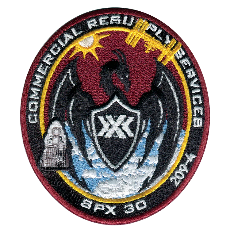 CRS SpaceX 30 Mission Patch
