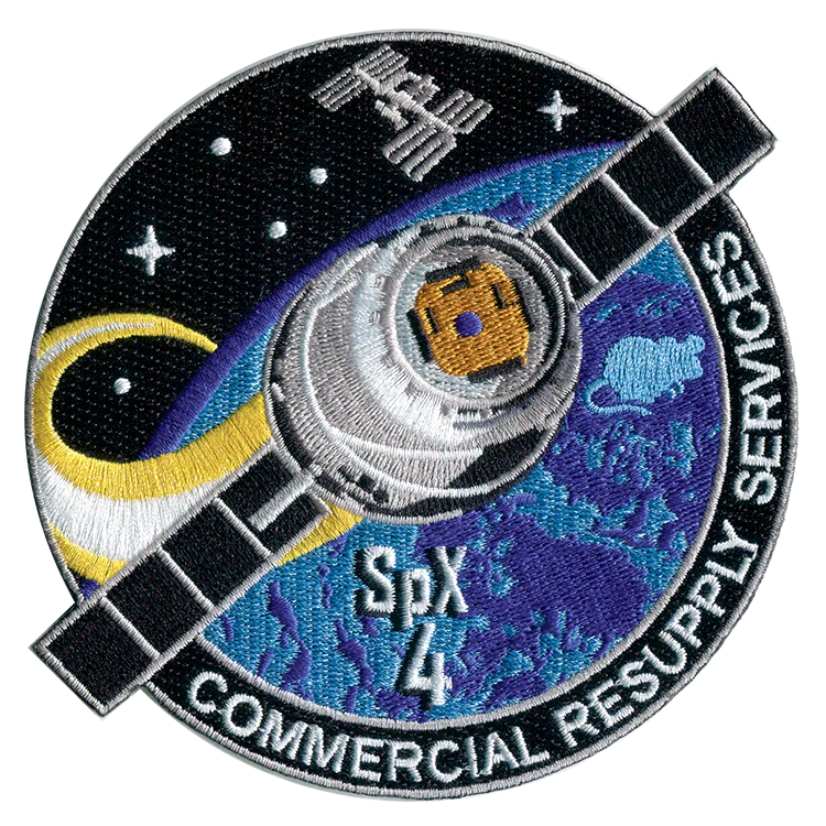 CRS SpaceX 4 Mission Patch