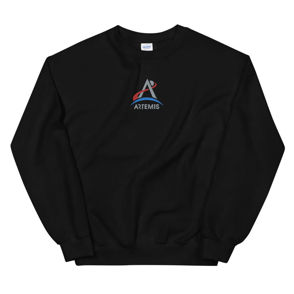 Embroidered Artemis Logo Sweatshirt - Navy, Black, or Maroon - Image 2