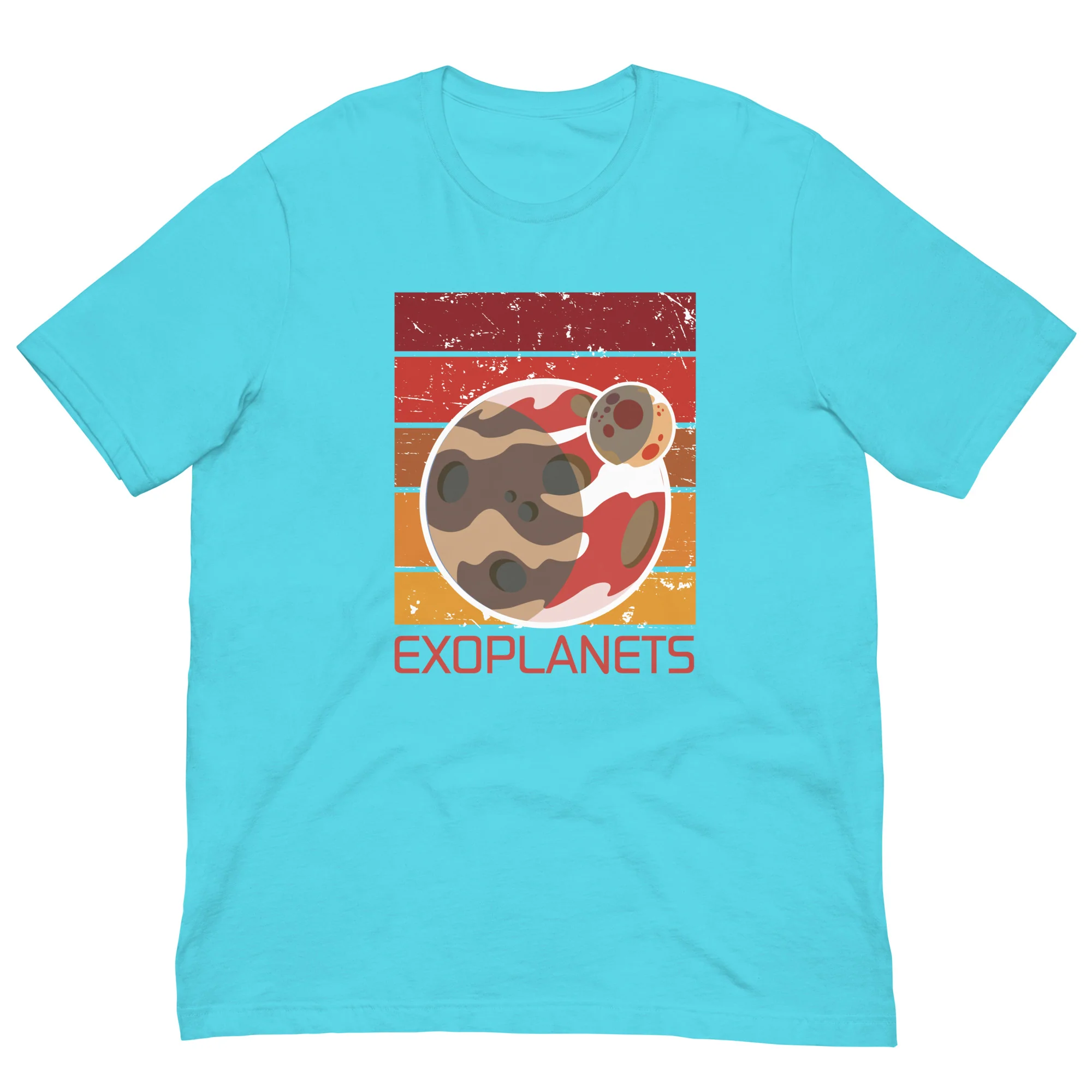 Exoplanets Stripe Retro T-Shirt - Image 3