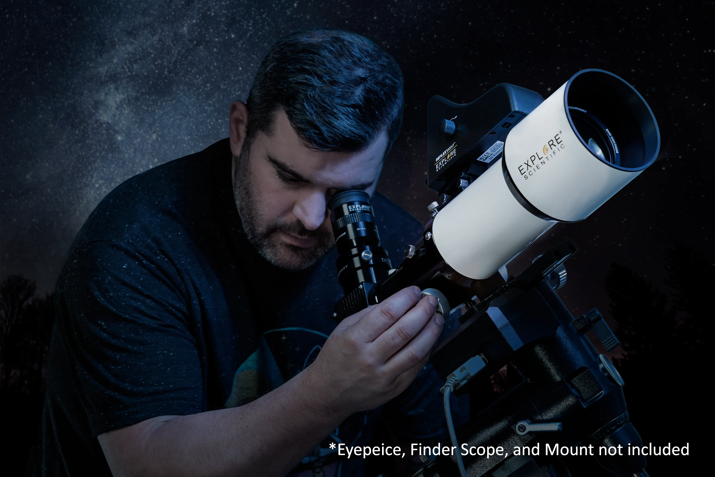 Explore Scientific ED80 Essential Series Air-Spaced Triplet Refractor Telescope - ES-ED0806-02 - Image 2