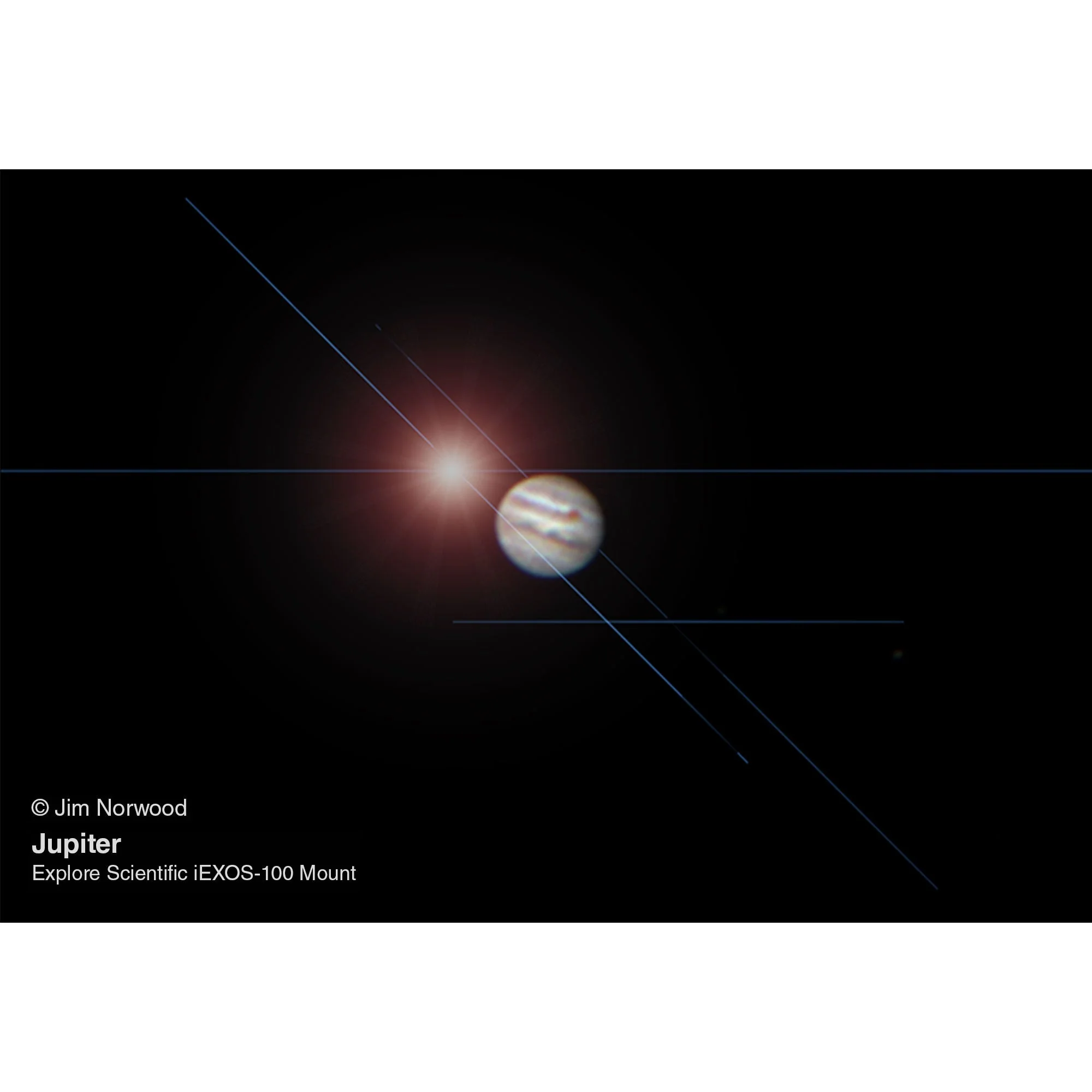 Explore Scientific ED80 Essential Series Air-Spaced Triplet Refractor Telescope with 0.8x Focal Reducer and iEXOS-100-2 PMC-Eight Equatorial Tracker System with WiFi and Bluetooth® - Image 26