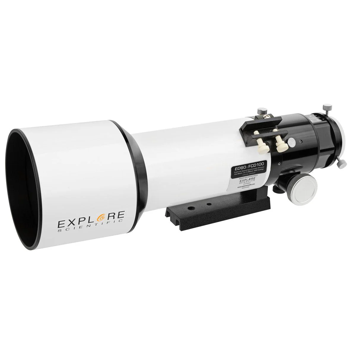 Explore Scientific ED80-FCD100 Series Air-Spaced Triplet Refractor Telescope and Field Flattener f/5 to f/7 - FCD100-0806-02-FF - Image 3