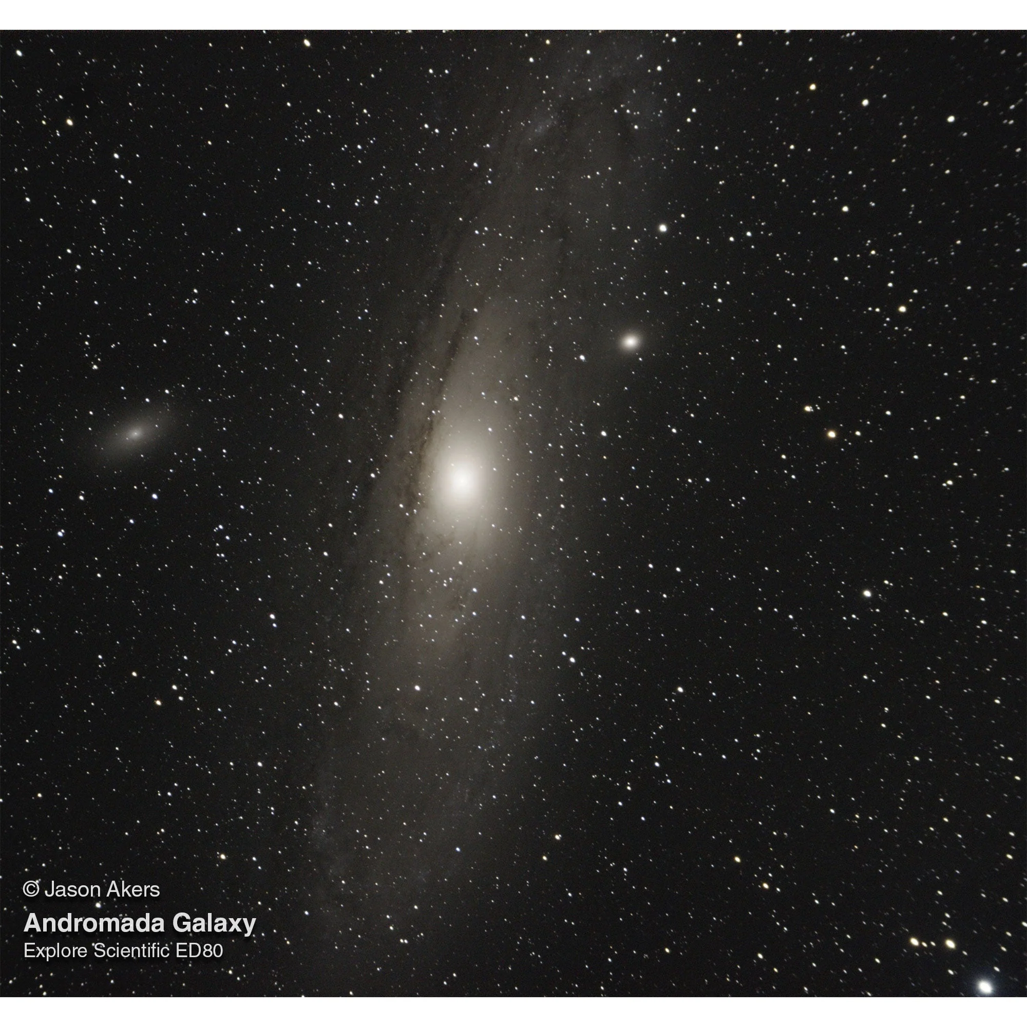Explore Scientific ED80-FCD100 Series Air-Spaced Triplet Refractor Telescope and Hybrid 2N1 Finder Base- FCD100-0806-01 - Image 13