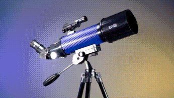 Explore One CF400 Blue Carbon Fiber Wrap 70mm Pan Handle AZ Mount Telescope - Image 4