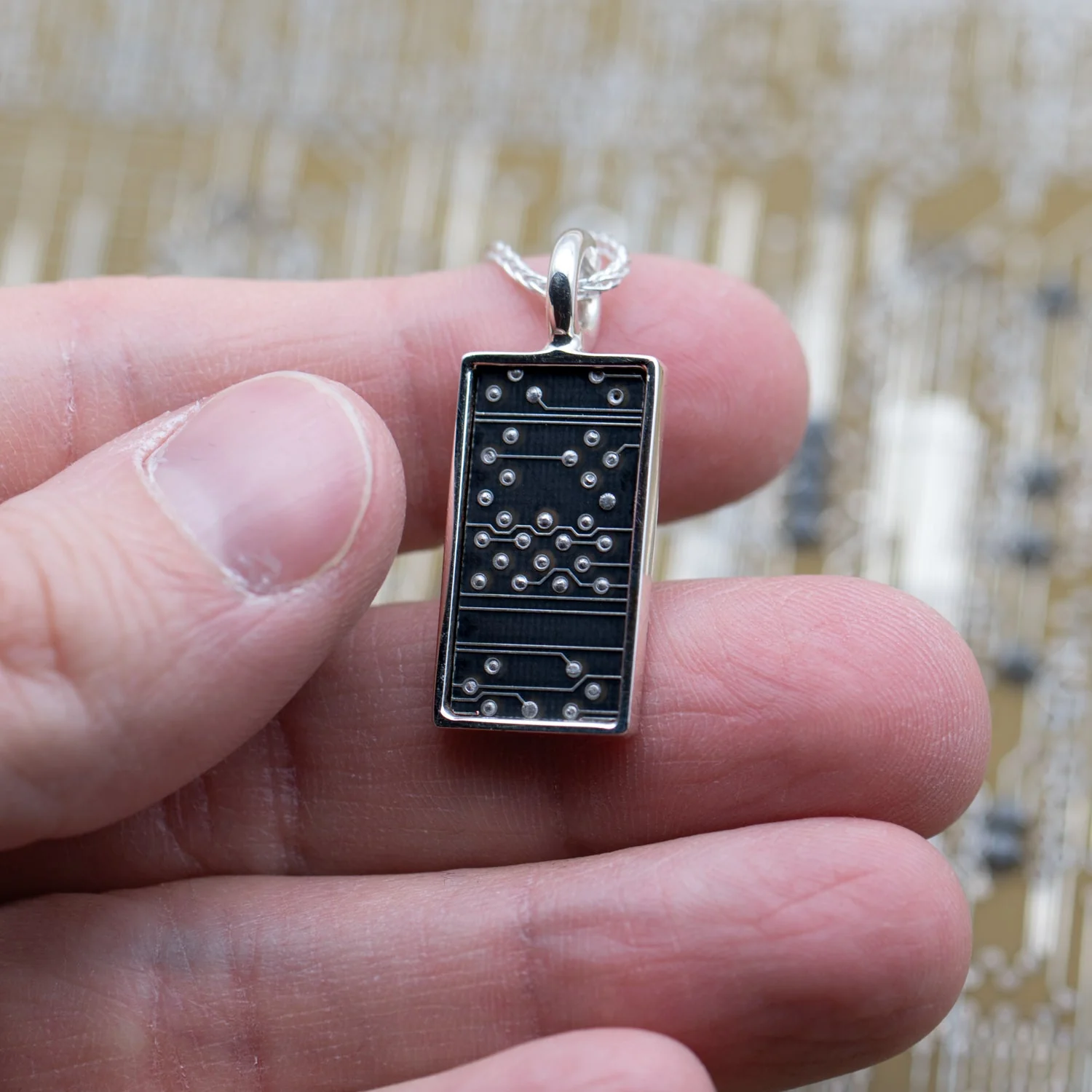 First Supercomputer Cray-1 Pendant Necklace - Image 5