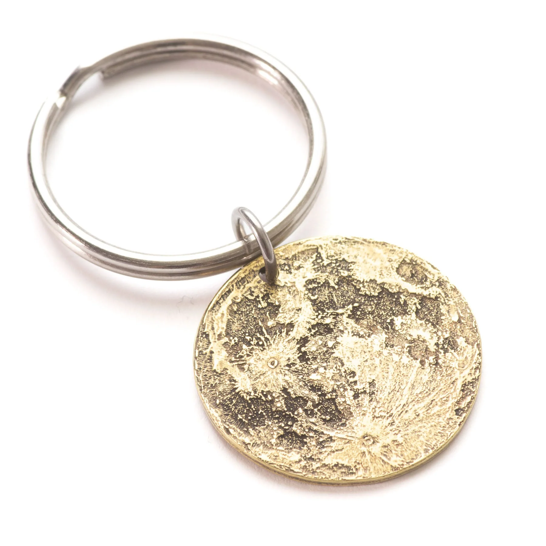 Harvest Moon Brass Necklace - 1 in / 26 mm Pendant or Charm - Image 4