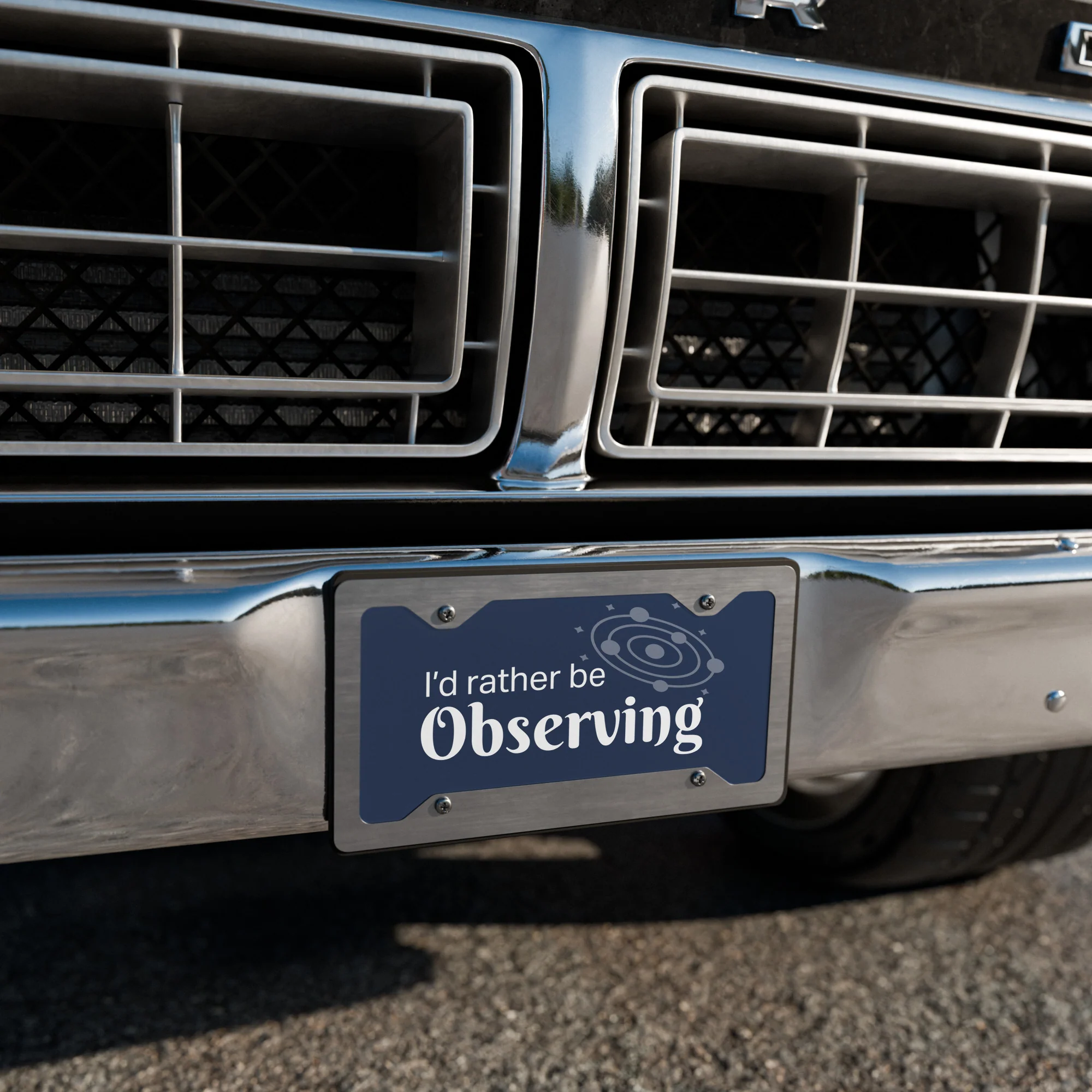 I'd Rather Be Observing Vanity Plate - Image 2