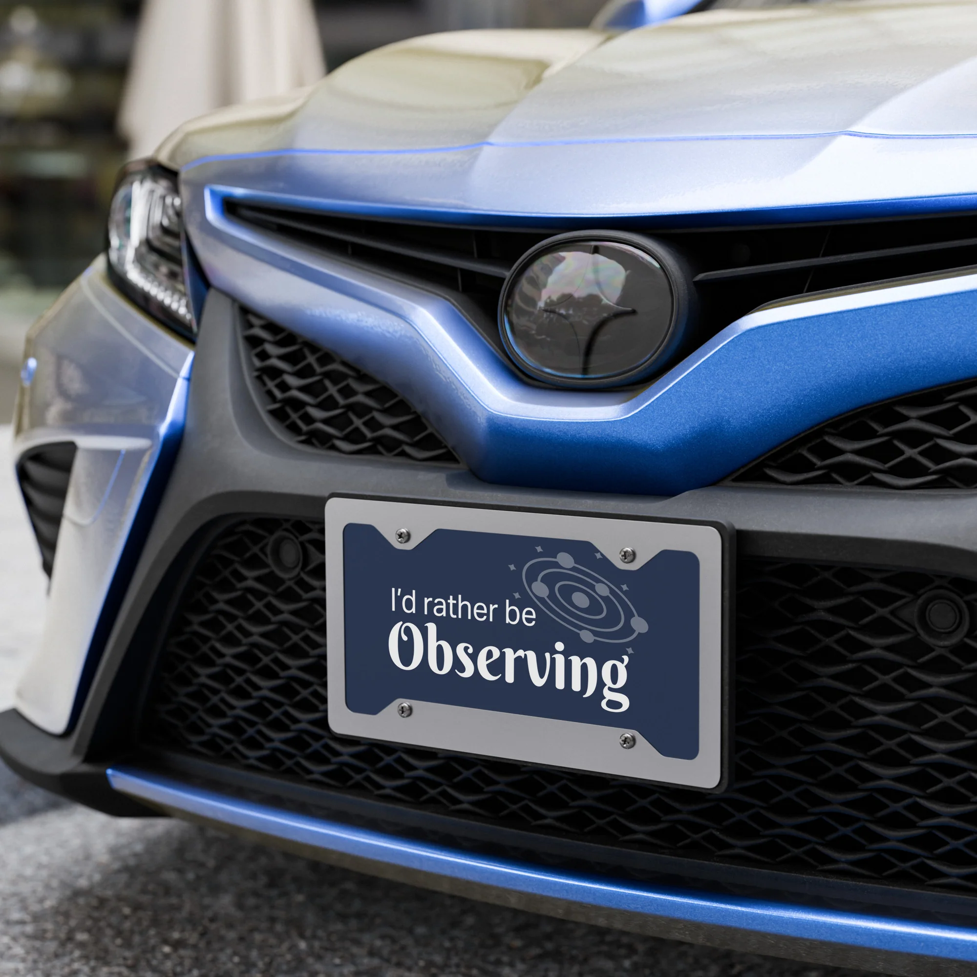 I'd Rather Be Observing Vanity Plate - Image 3