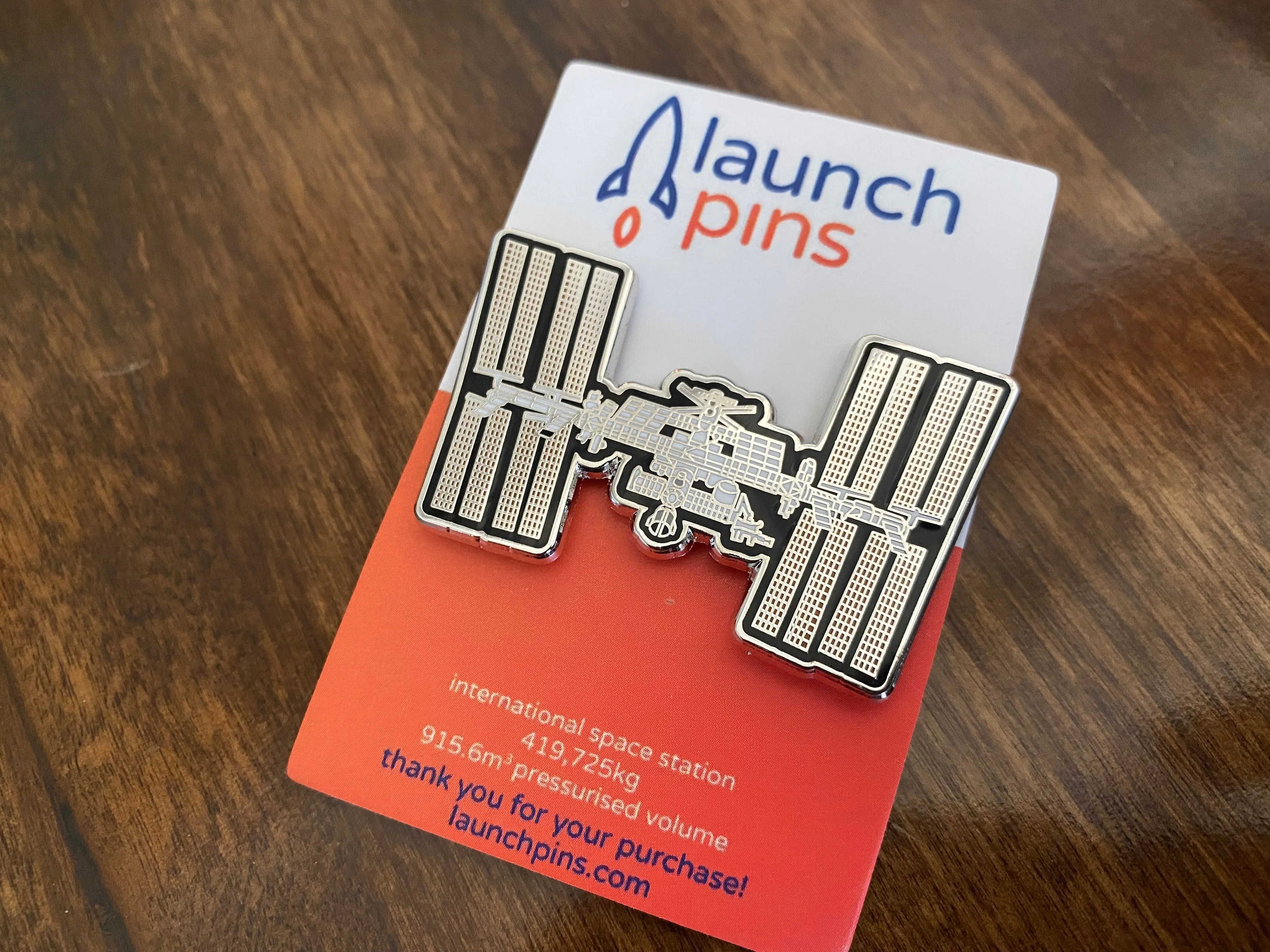 International Space Station (ISS) Enamel Pin - Image 2