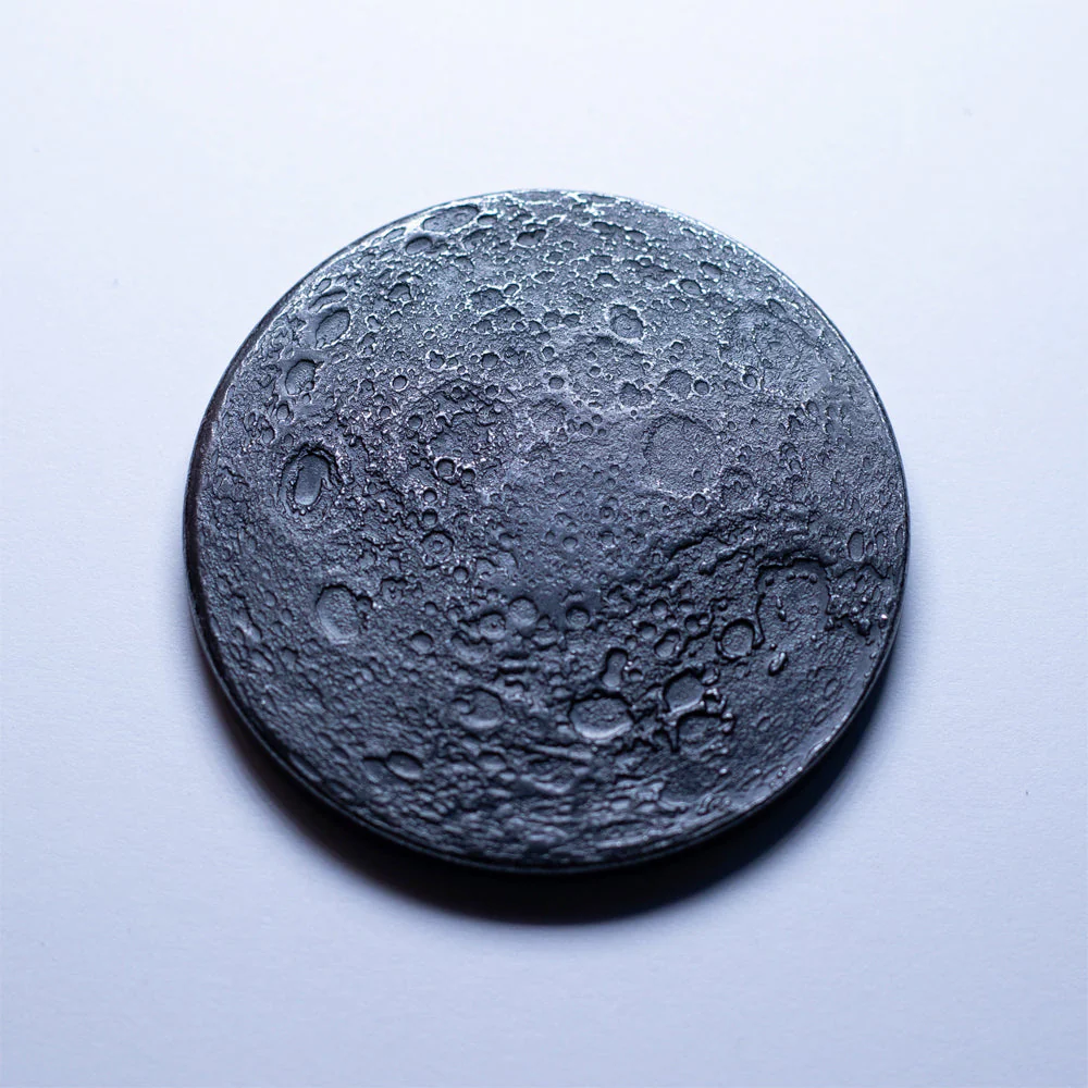 Iron Super New Moon Coin - Large 1.5 in / 38 mm - Image 2
