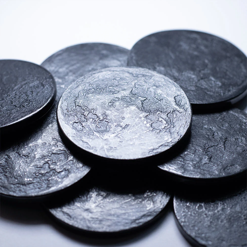 Iron Super New Moon Coin - Large 1.5 in / 38 mm - Image 3
