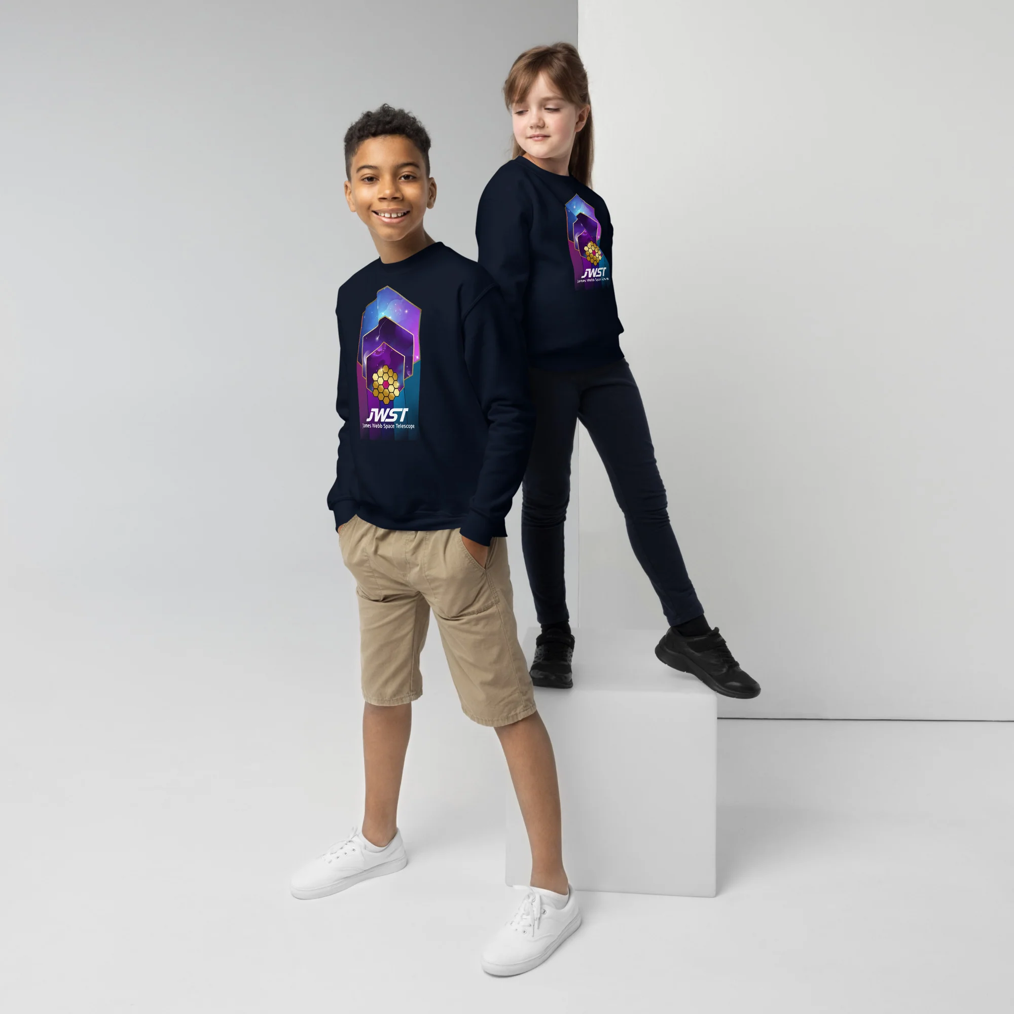 James Webb Space Telescope Exclusive Spacestore design Youth crewneck sweatshirt