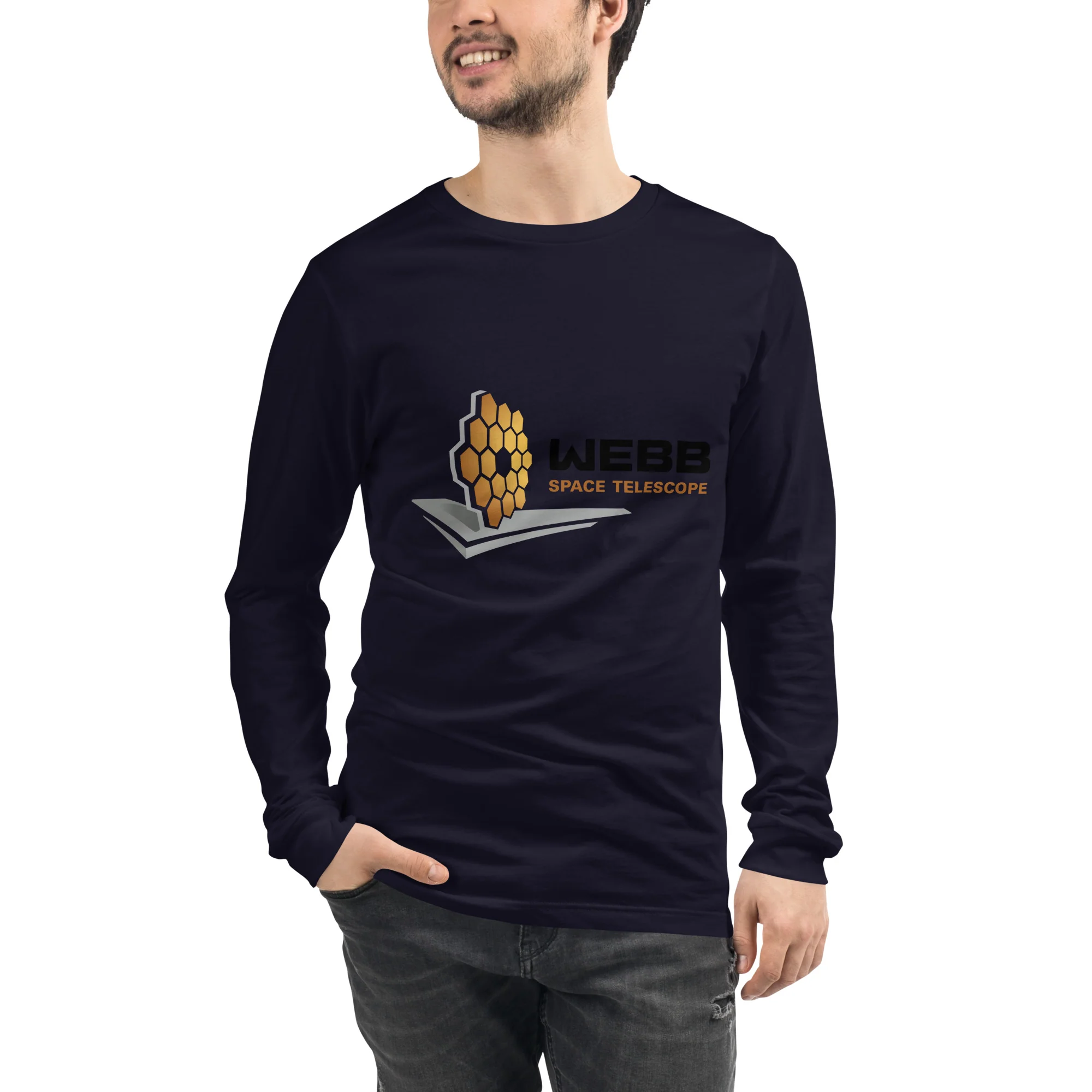 James Webb Space Telescope Logo Unisex Long Sleeve Tee