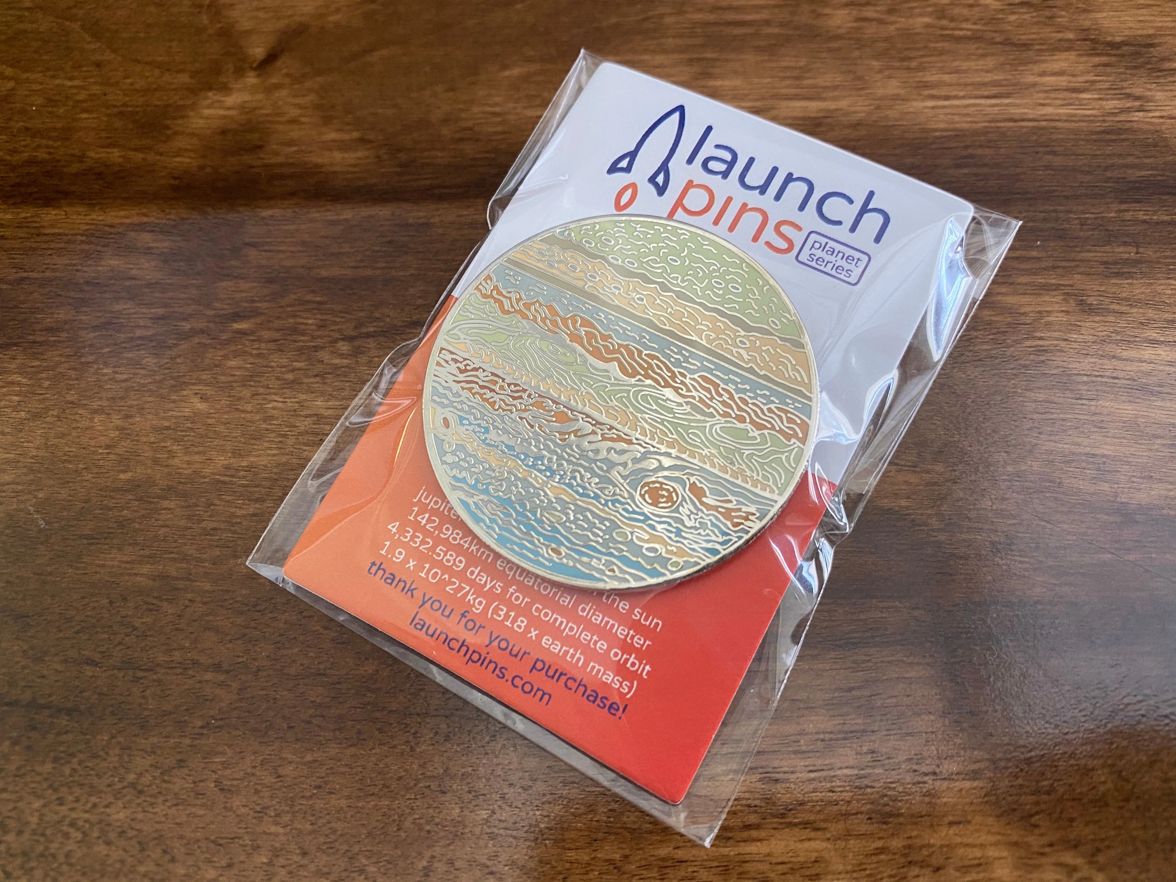 Jupiter Hard Enamel Pin - Image 2