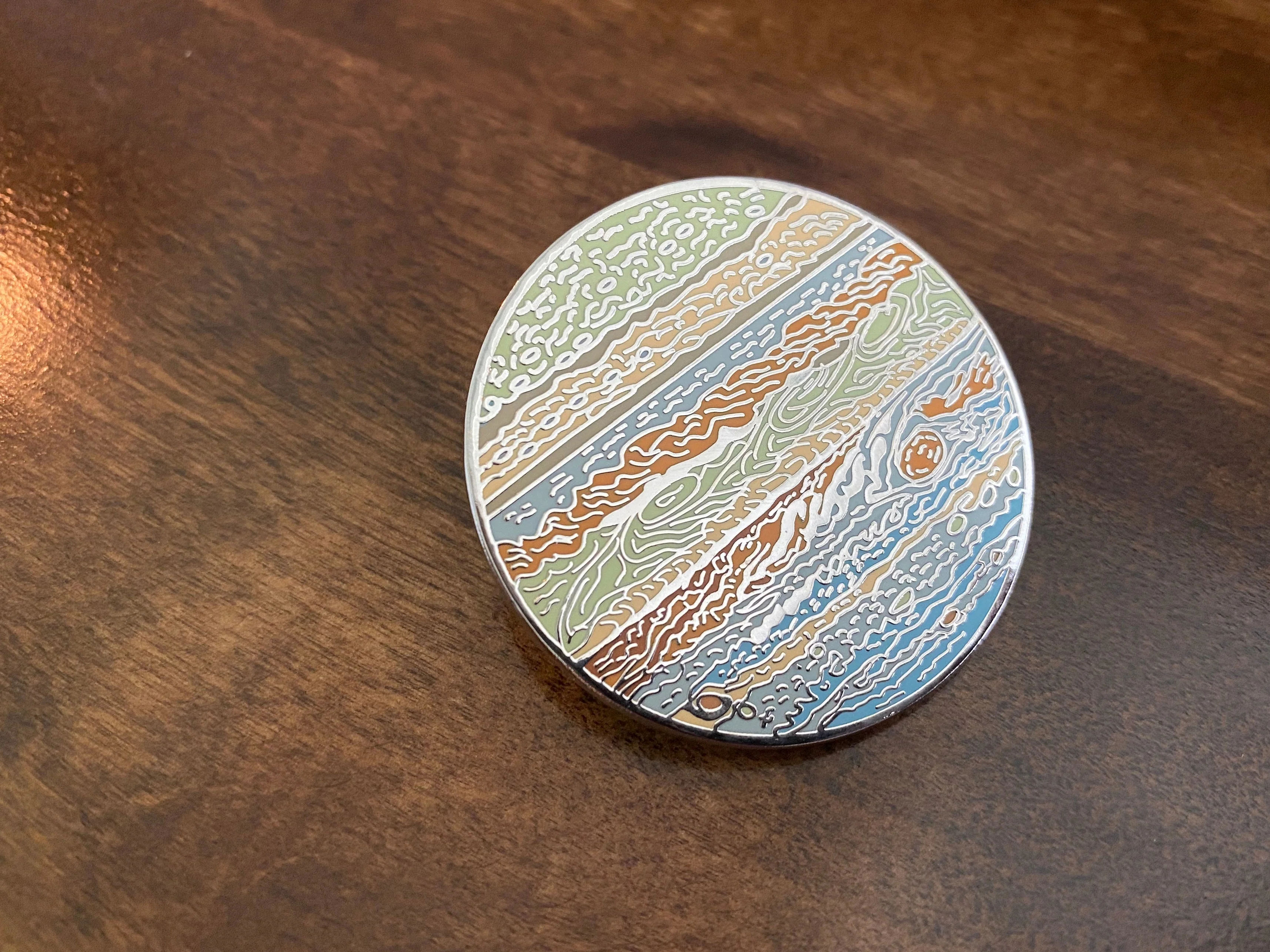 Jupiter Hard Enamel Pin - Image 3