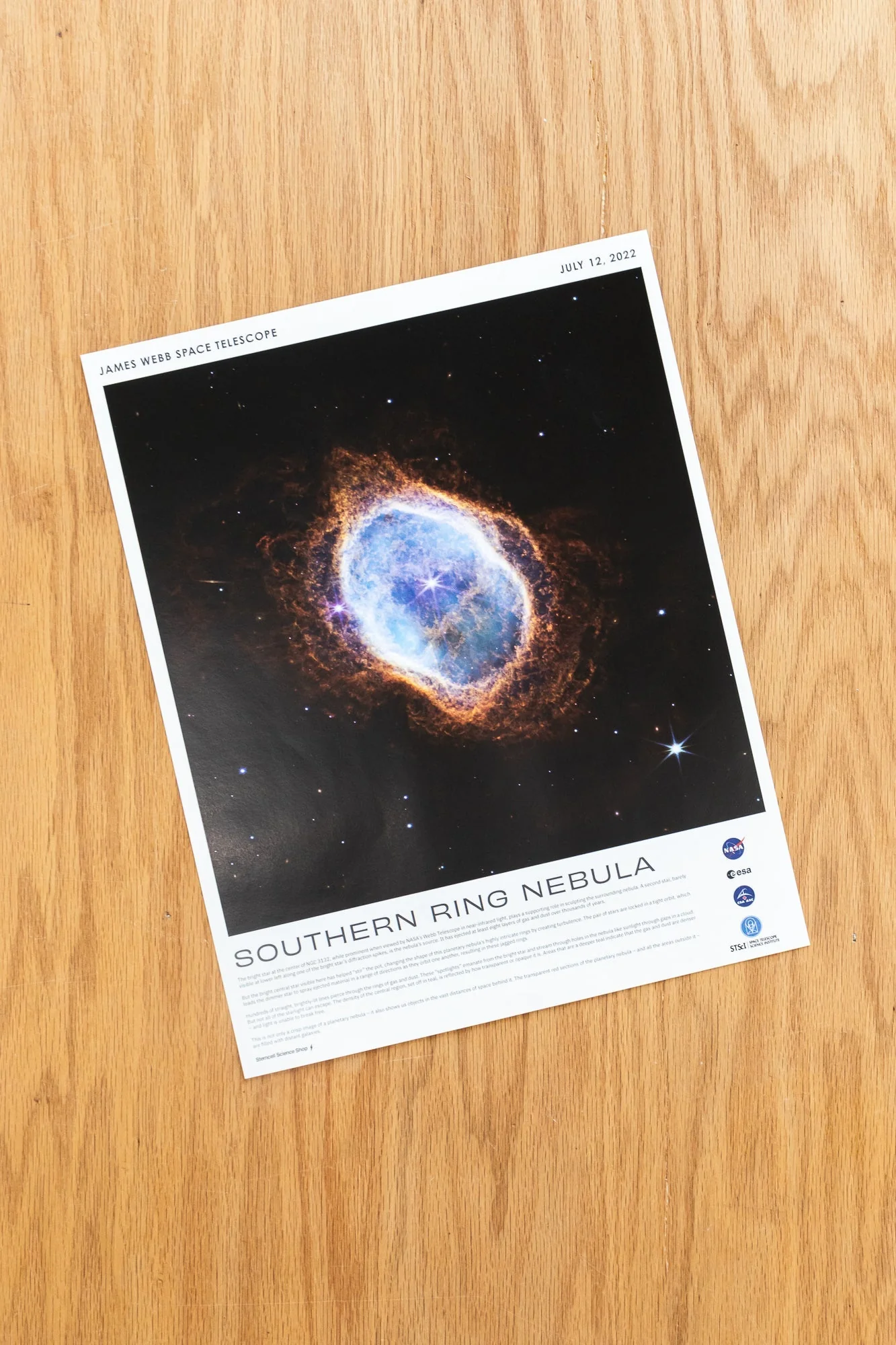 JWST Historic Poster - Southern Ring Nebula - Image 2