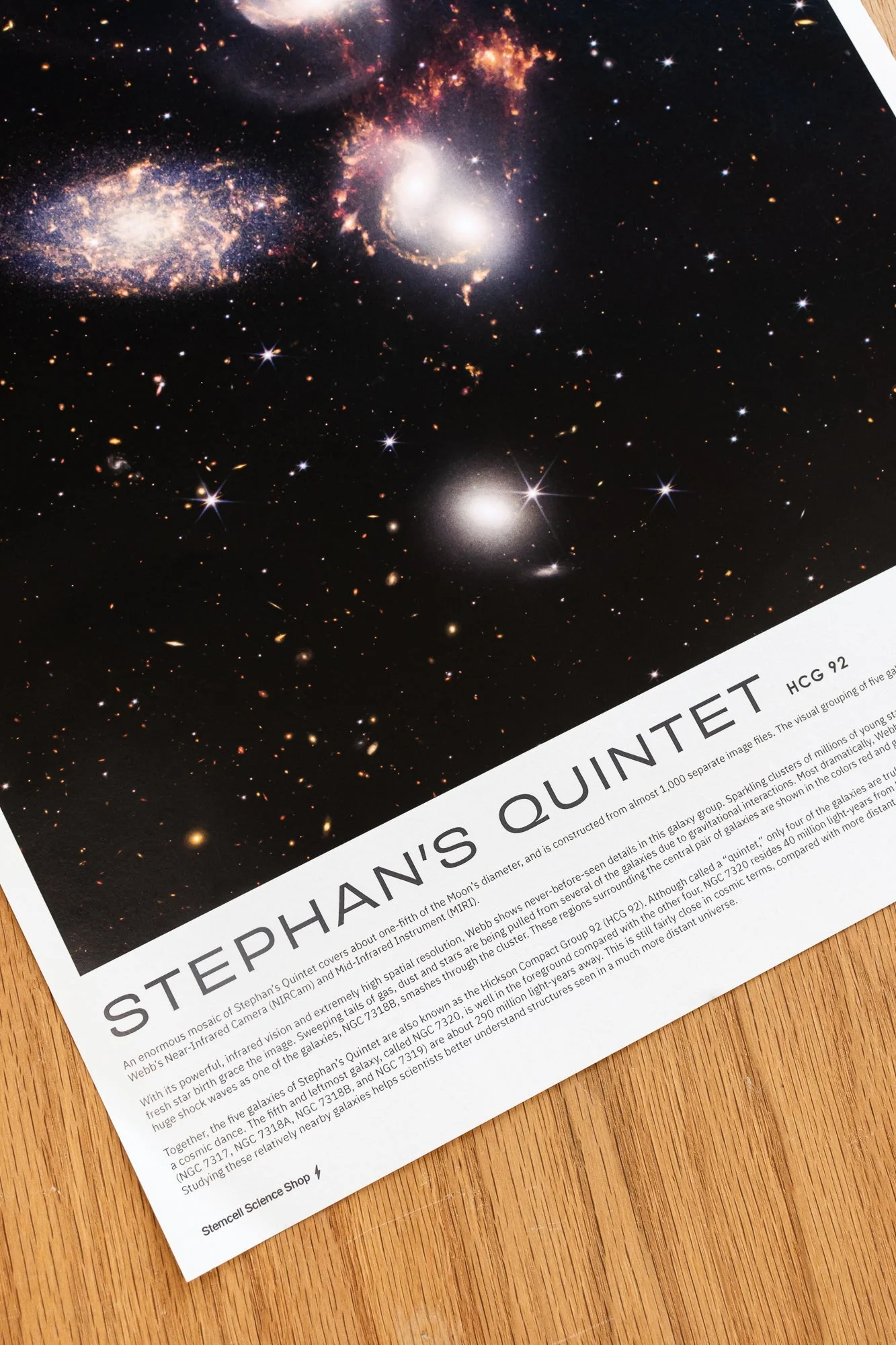 JWST Historic Poster #3 - Stephan's Quintet - Image 2