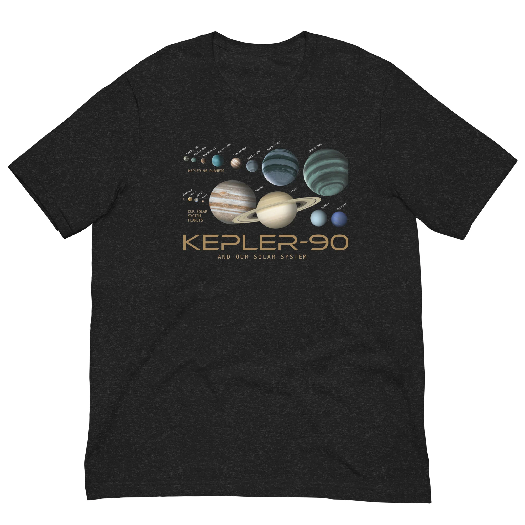 Kepler-90 Retro T-Shirt - Image 2