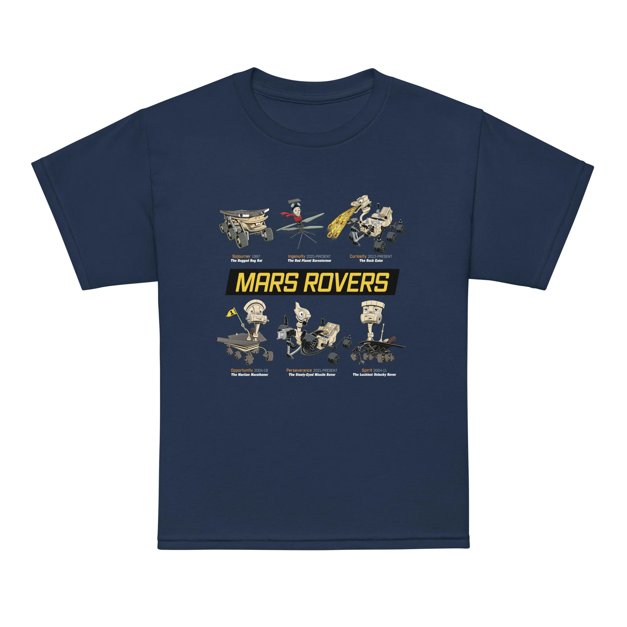Mars Rovers Retro Youth T-Shirt - Image 4