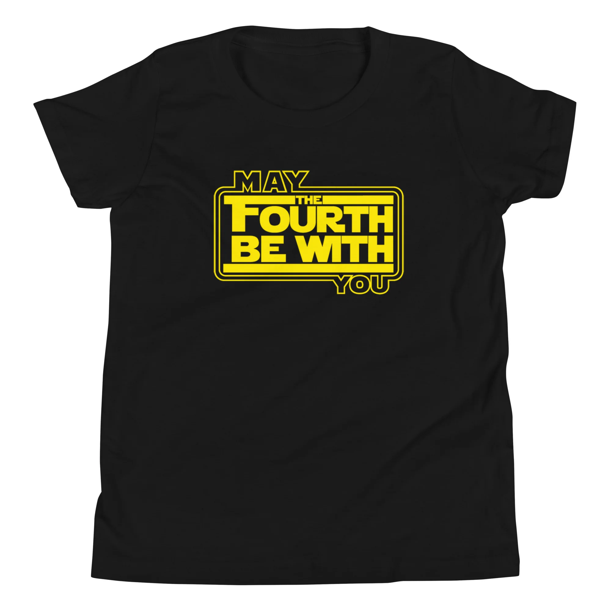 "May the fourth be with you" Premium Star Wars Day Youth T-Shirt