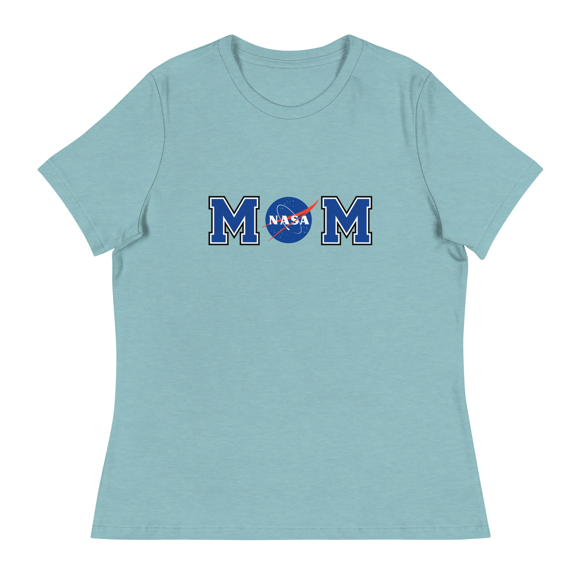 Mom with NASA Meatball Relaxed T-Shirt - Image 3