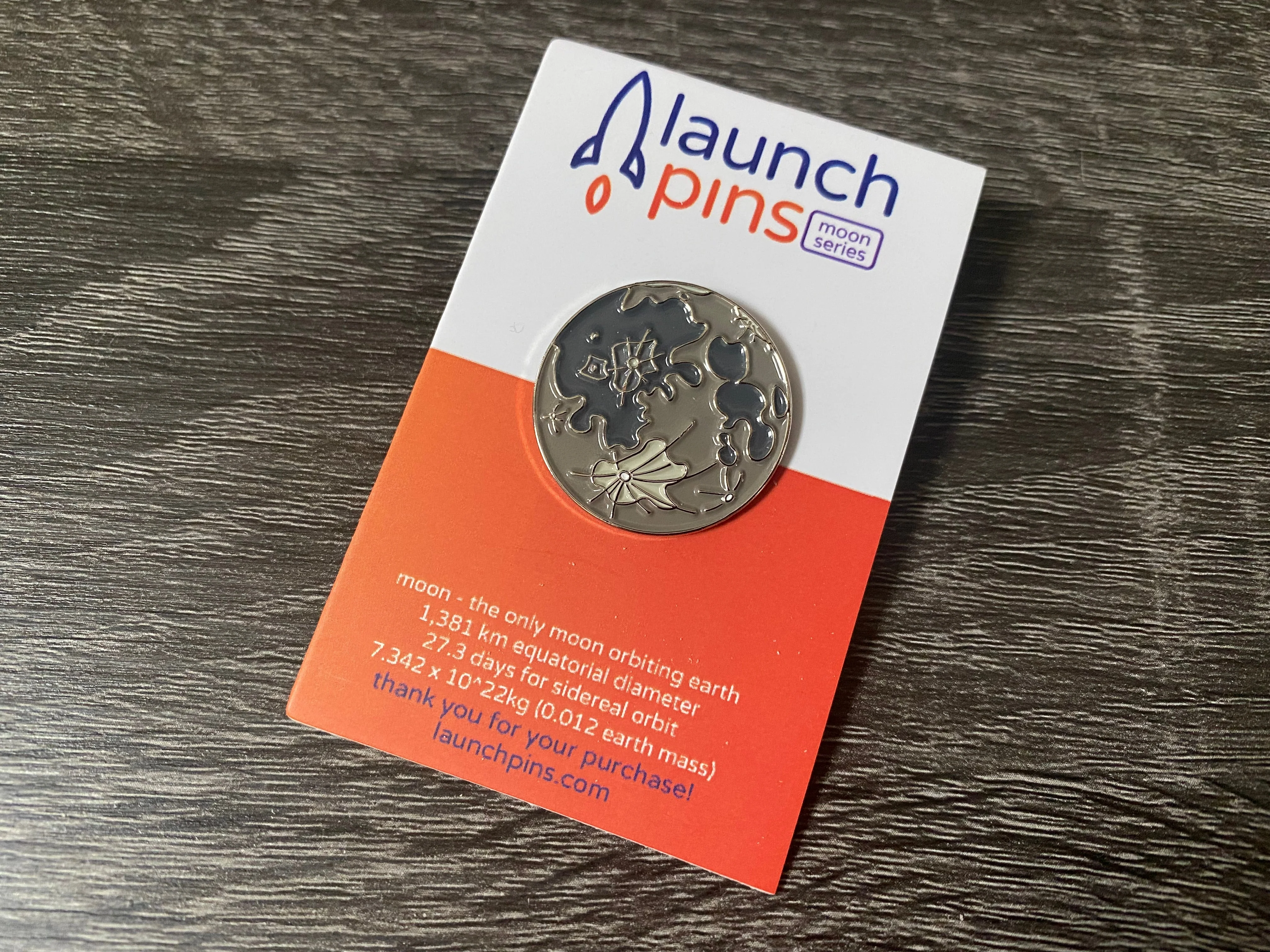 Moon Soft Enamel Pin - Image 2