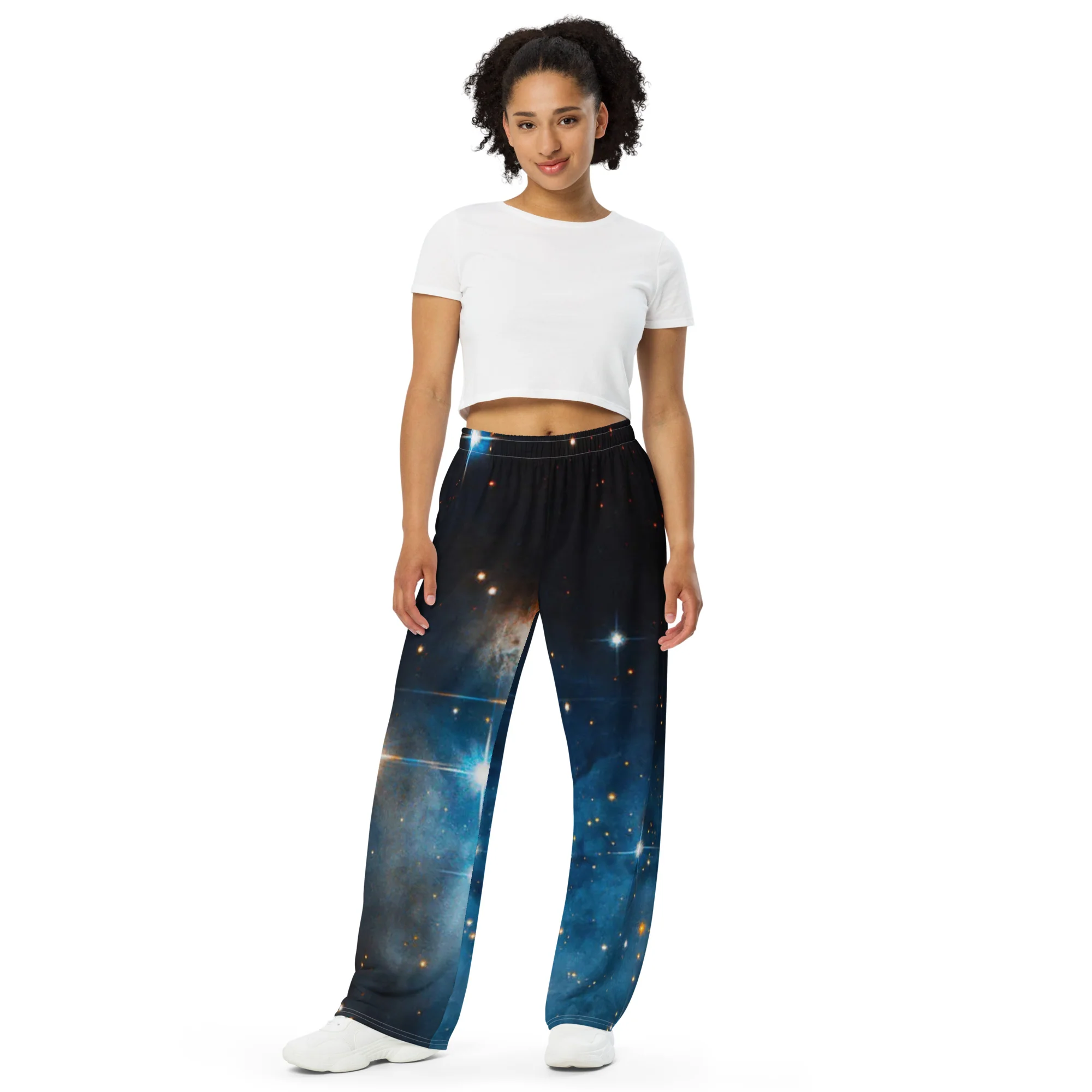 NASA Observing a Dark Nebula All-over print unisex wide-leg pants