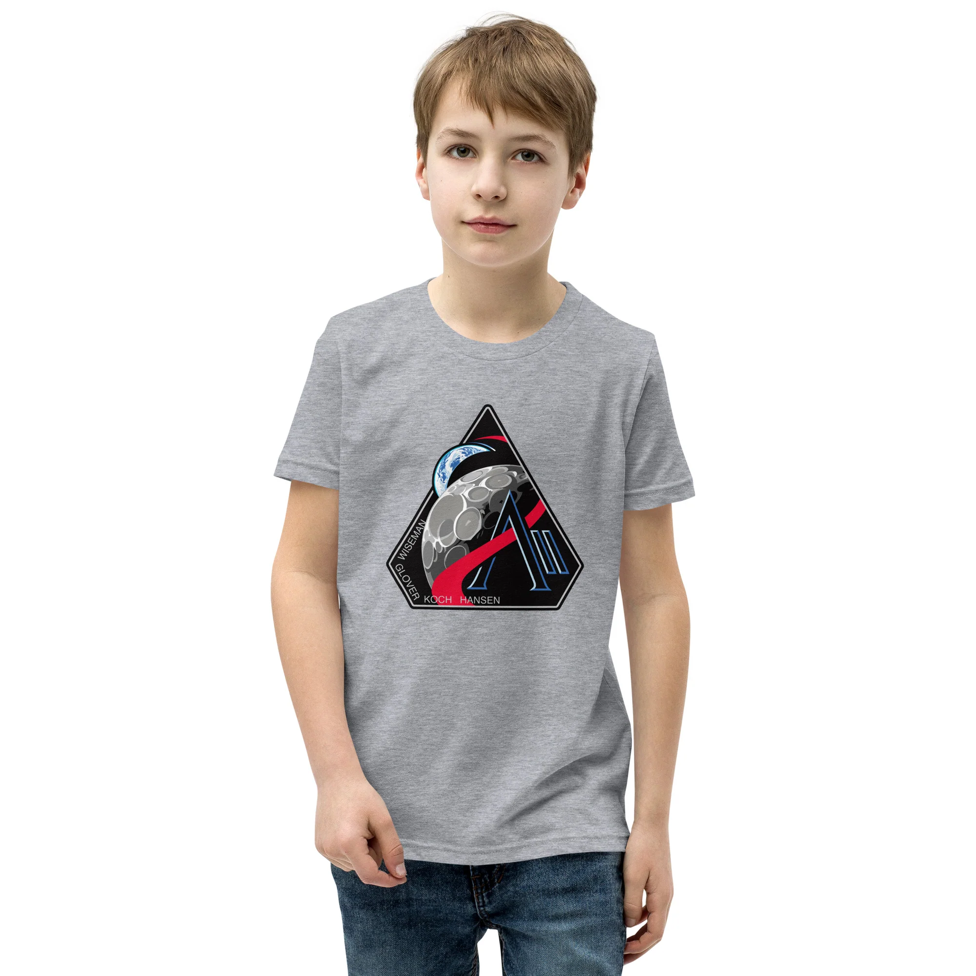 NASA Artemis II Youth Short Sleeve T-Shirt - Image 2