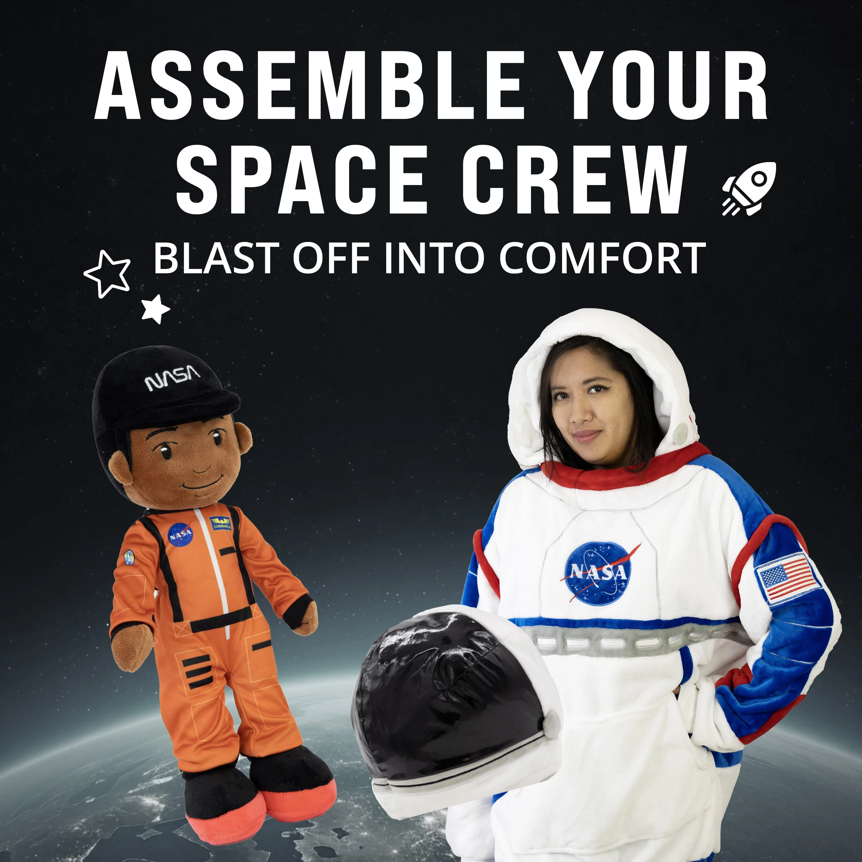 NASA Astronaut Charlie 14” Plush Figure - Image 5
