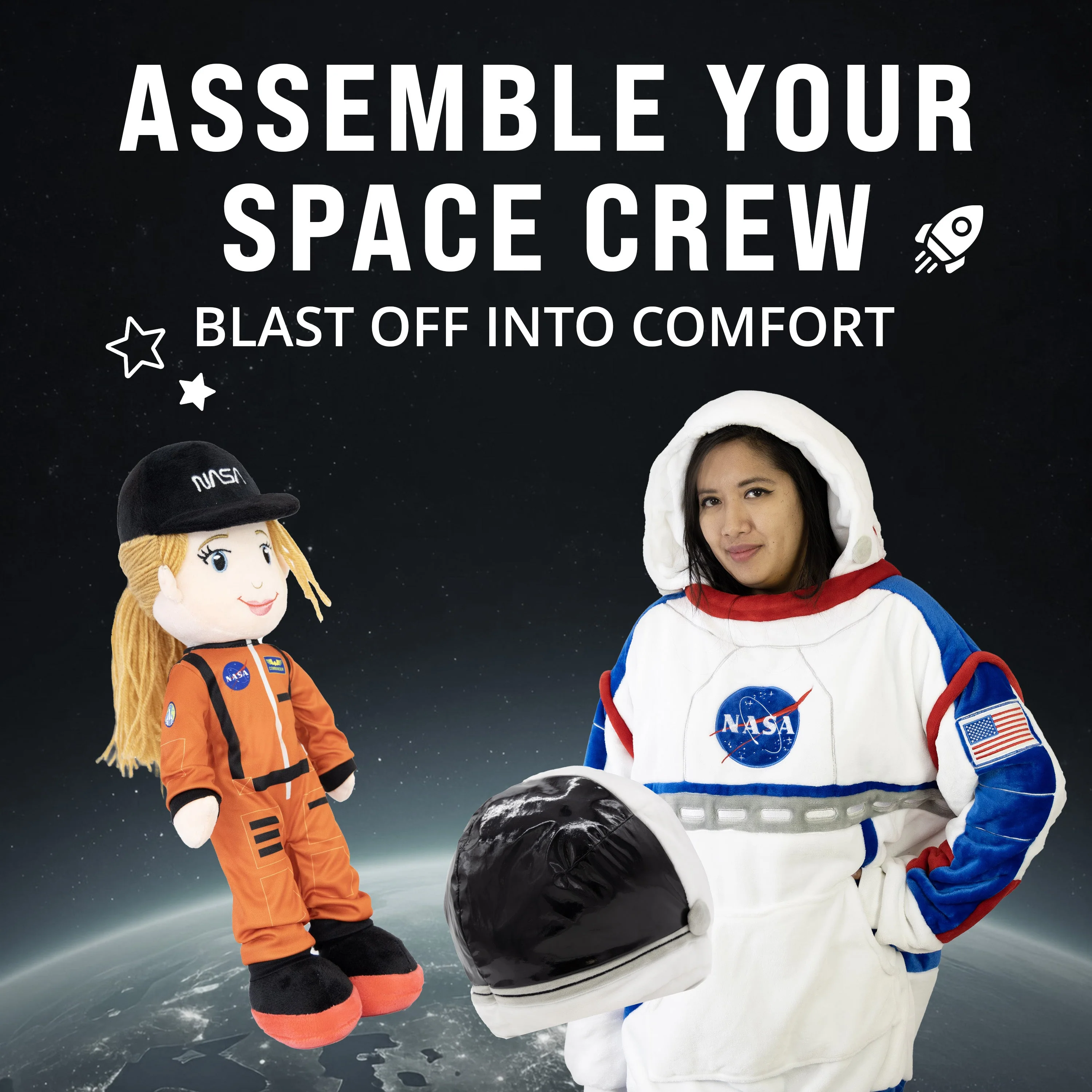NASA Astronaut Eimmie 14” Plush Figure - Image 5