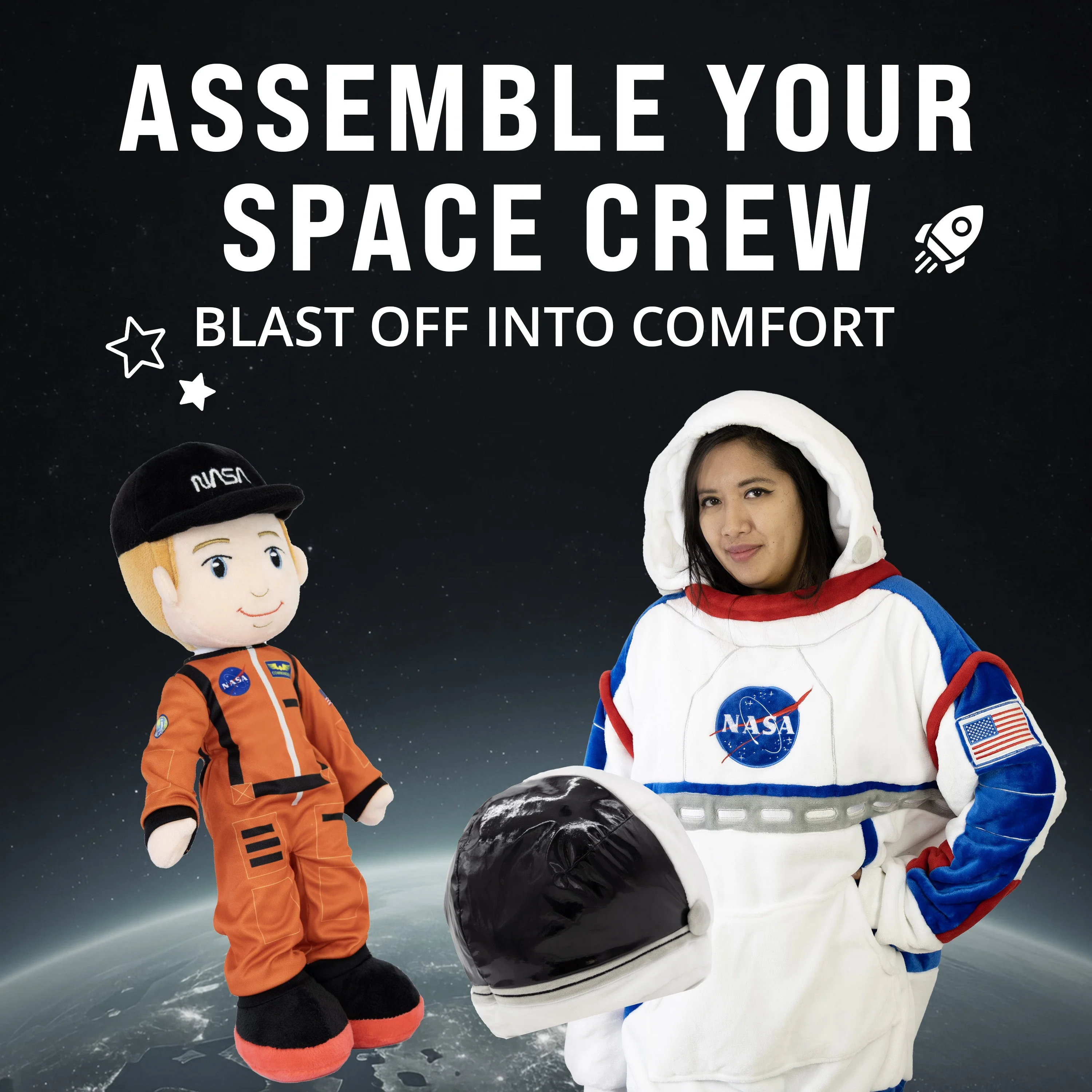 NASA Astronaut Howie 14” Plush Figure - Image 5