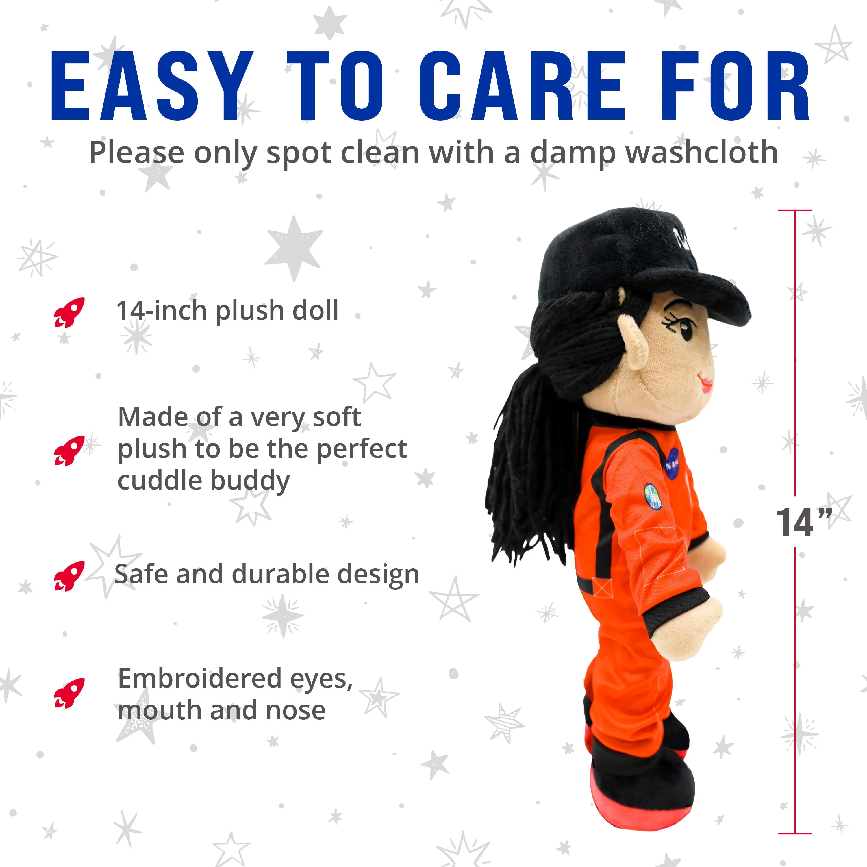 NASA Astronaut Jennie 14” Plush Figure - Image 4