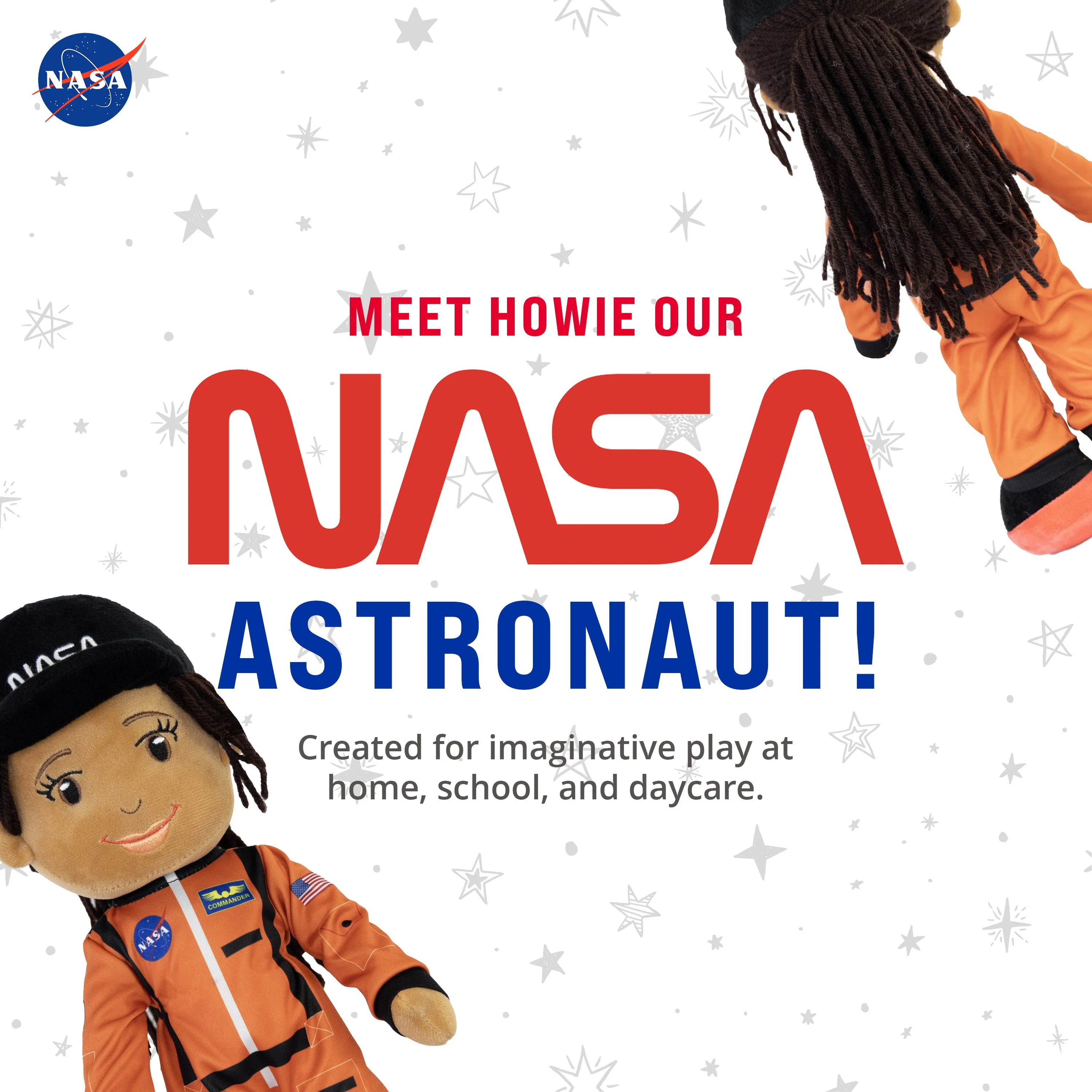NASA Astronaut Julie Astronaut 14” Plush Figure - Image 3